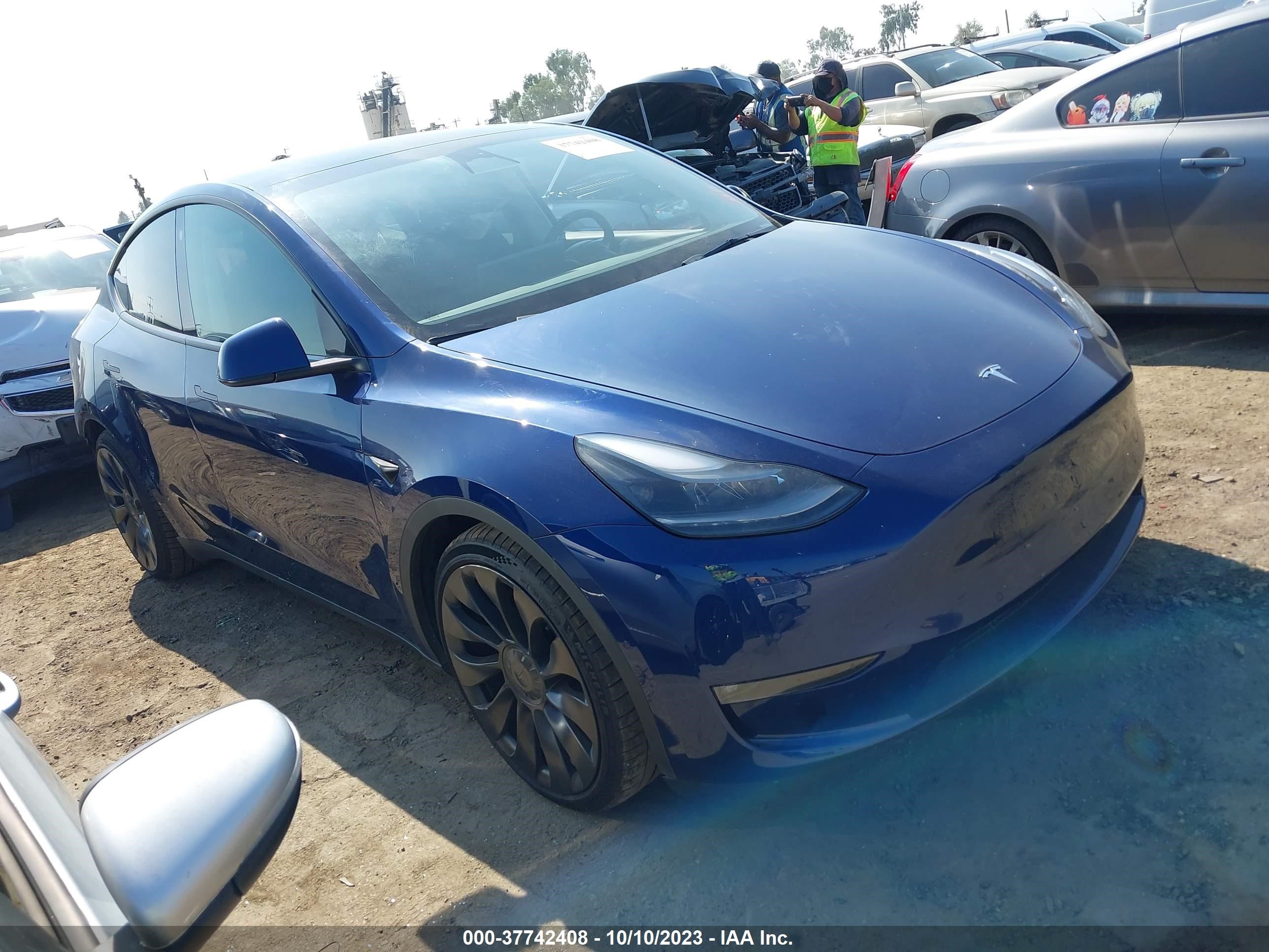 tesla model y 2022 7saygdef7nf491665