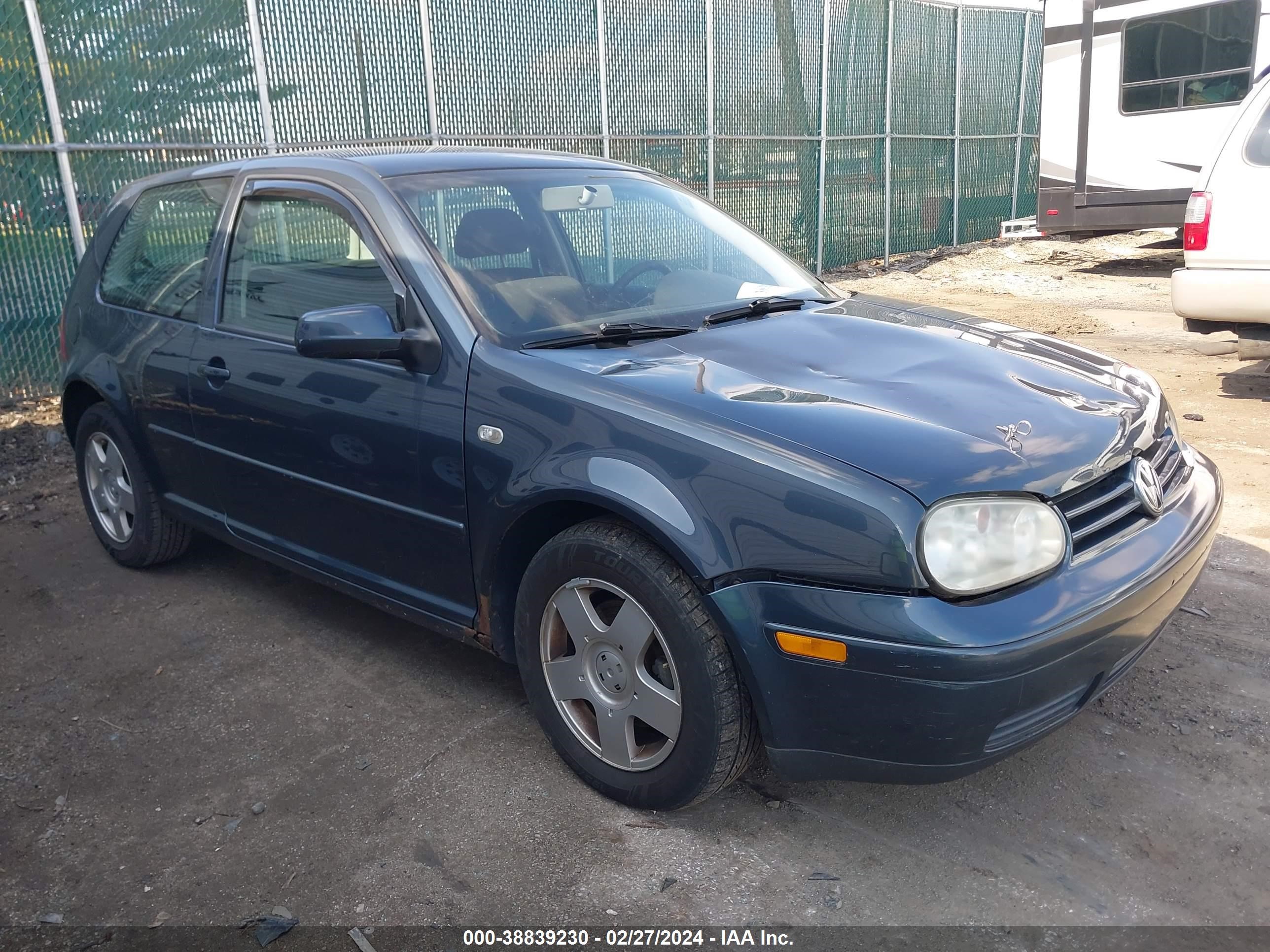 volkswagen golf 2004 9bwbl61j344003330