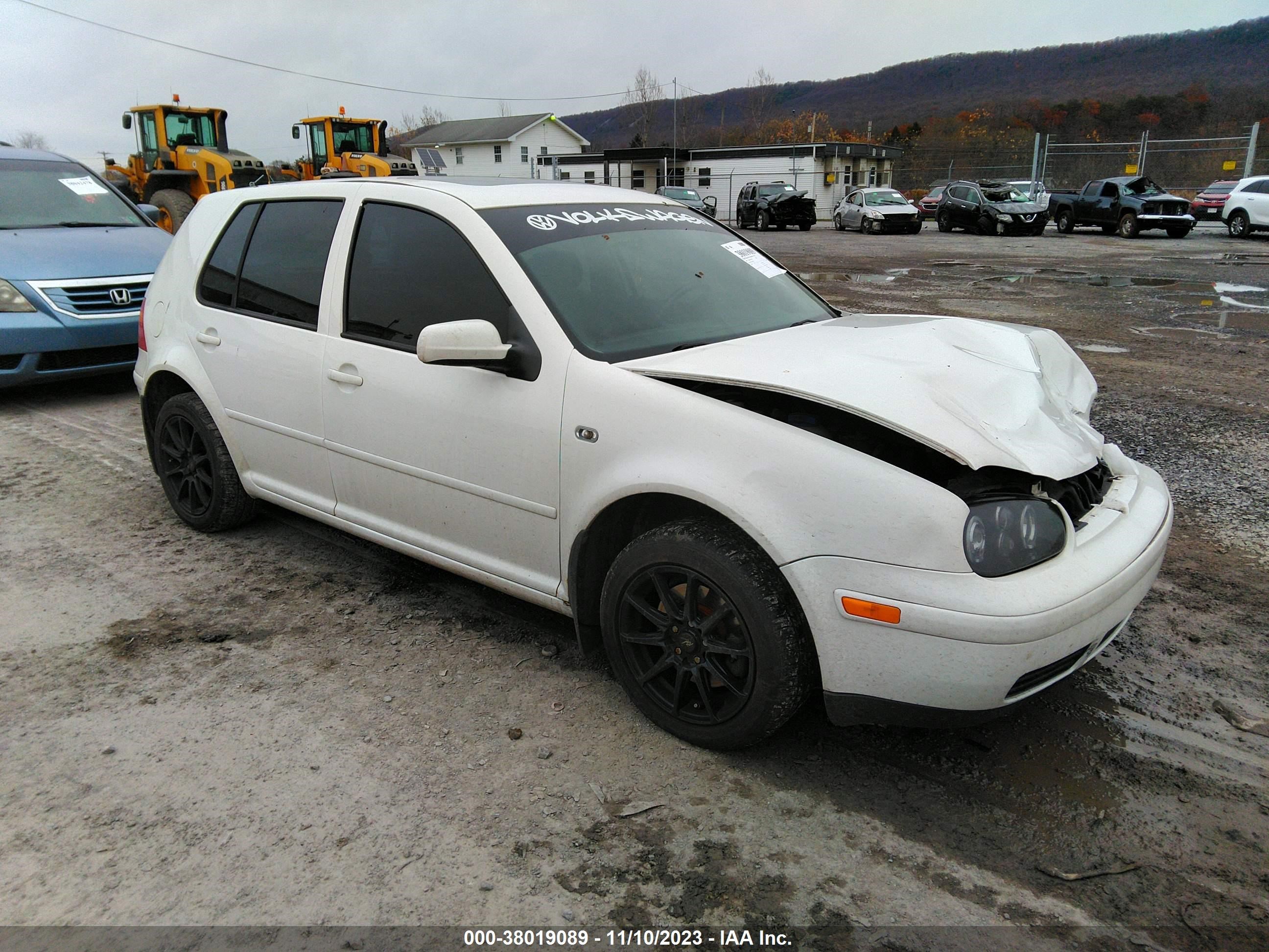 volkswagen golf 2003 9bwgk61j634029329