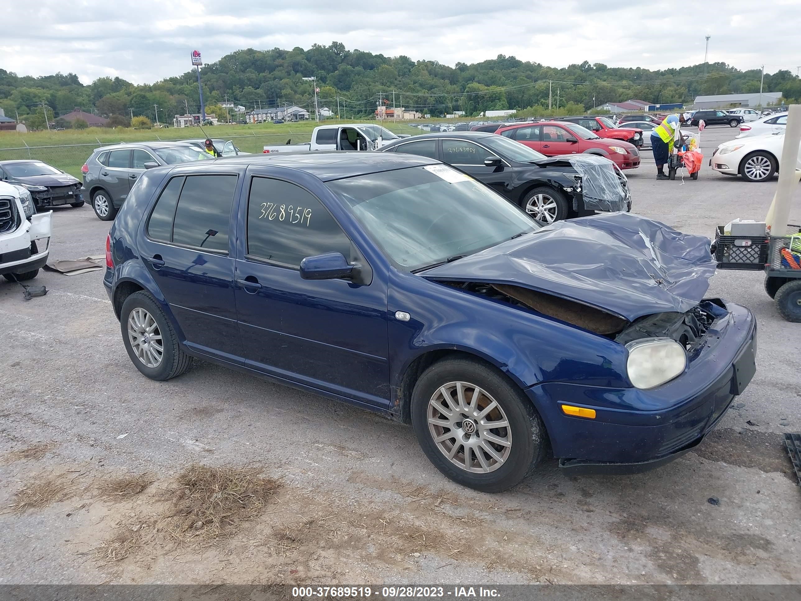 volkswagen golf 2003 9bwgp61j834072863