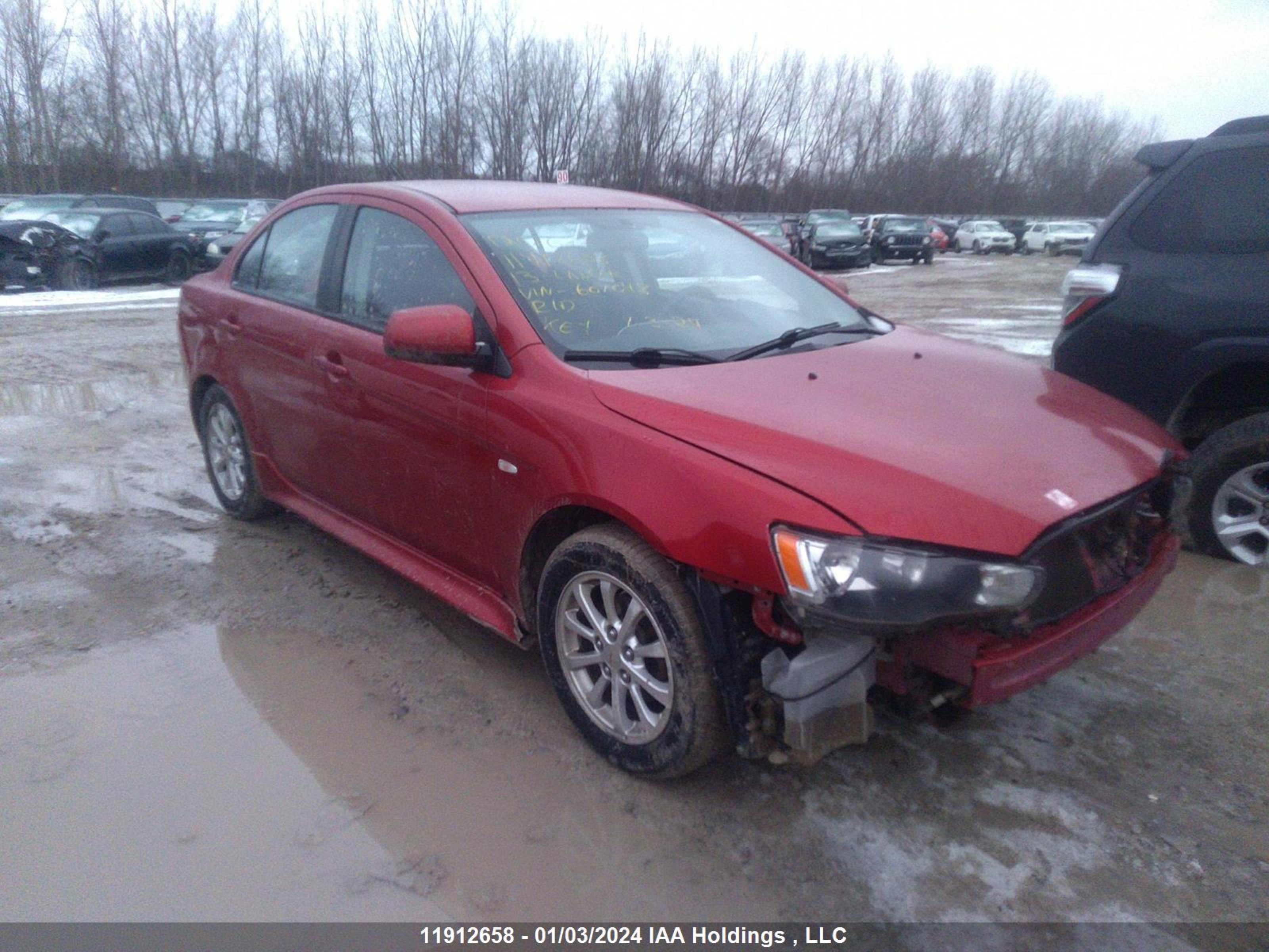 mitsubishi lancer 2013 ja32u2fu4du607048