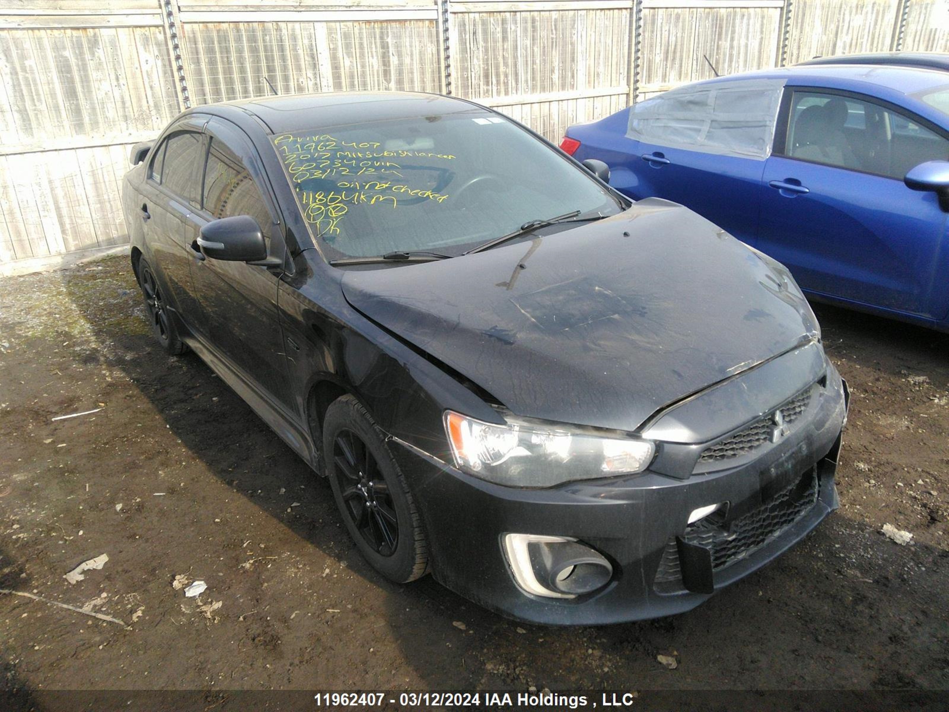 mitsubishi lancer 2017 ja32v2fw5hu607340