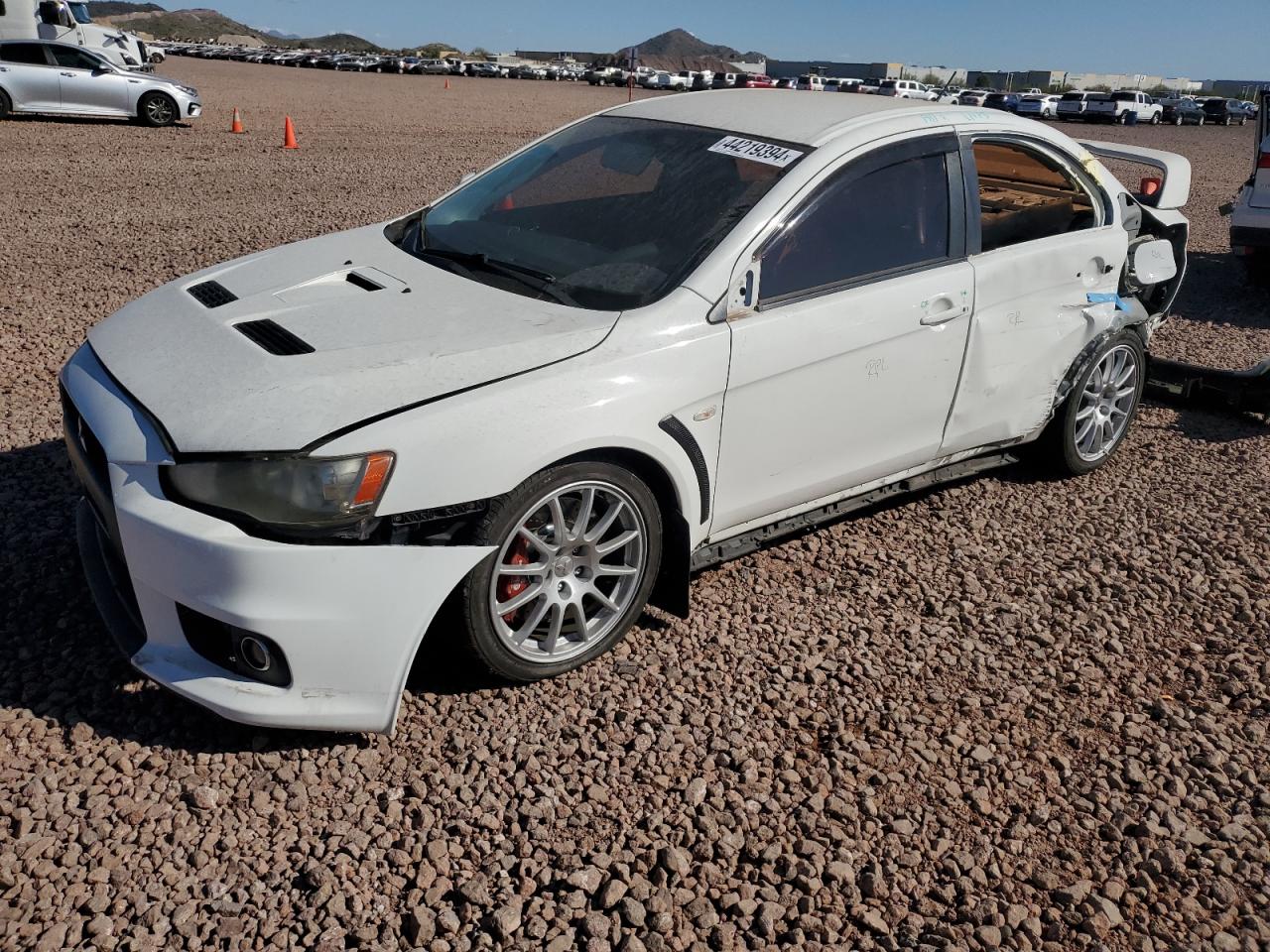 mitsubishi lancer evolution 2011 ja32w8fv5bu046197