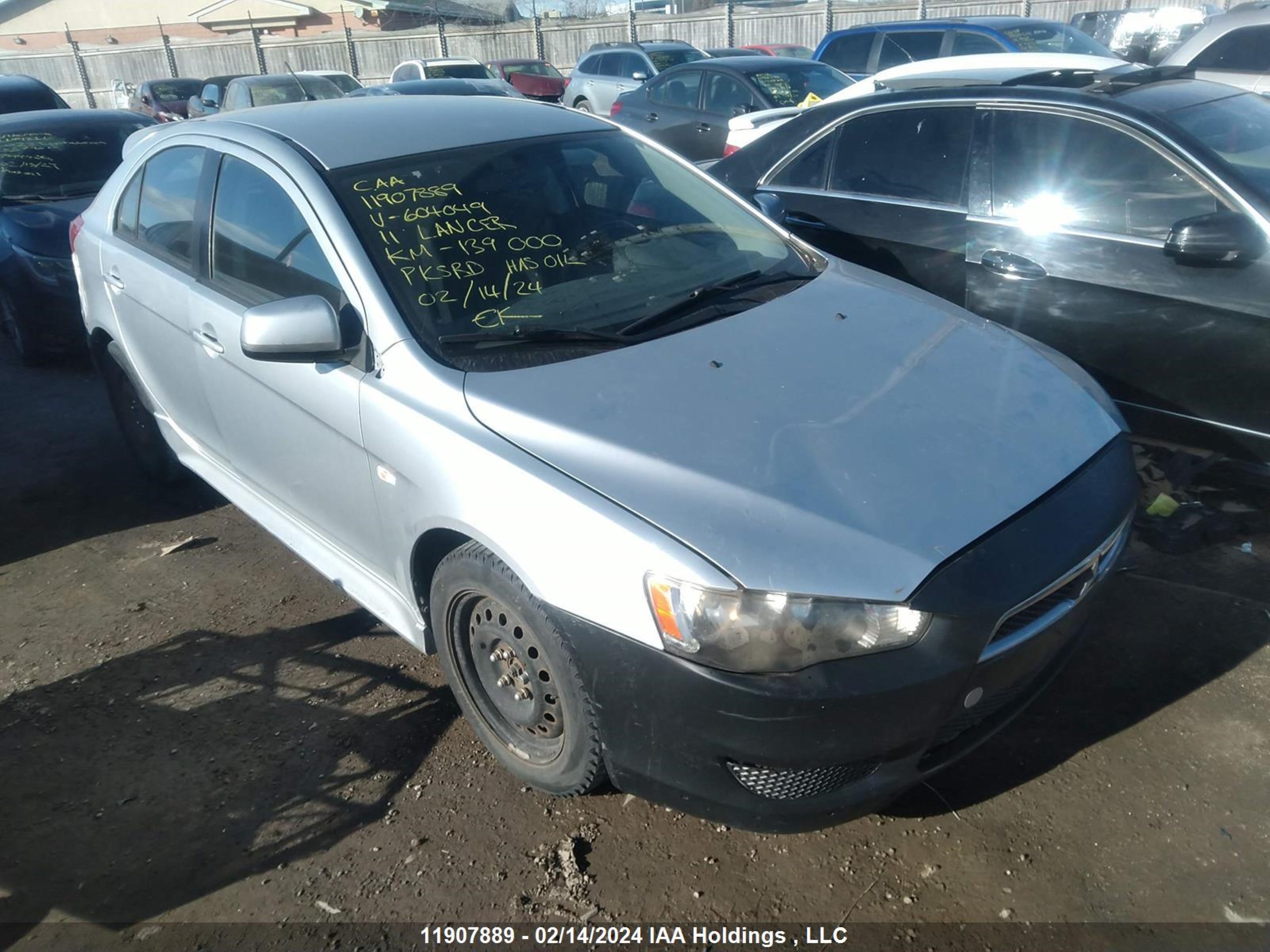 mitsubishi lancer 2011 ja32x2hu0bu604049