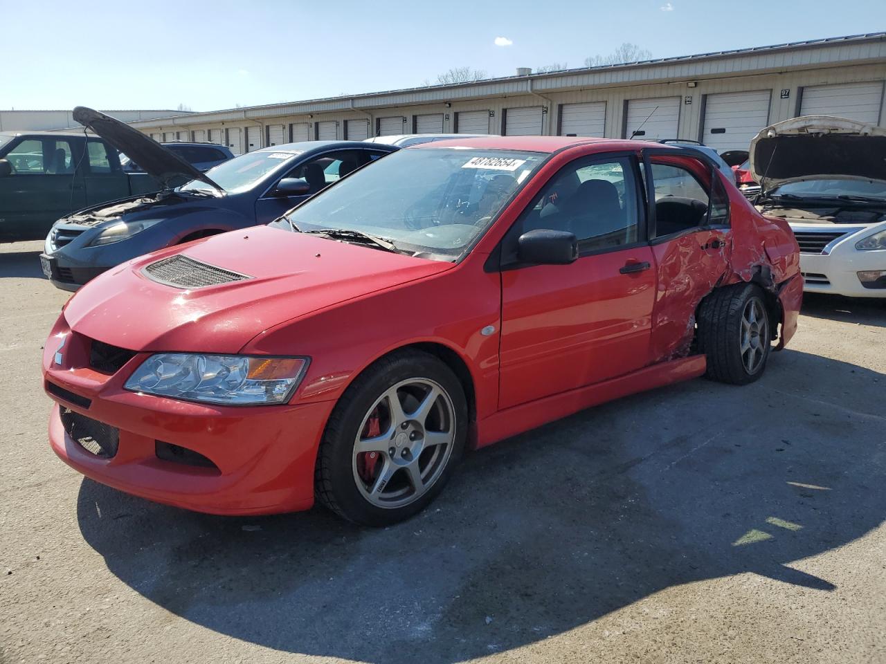 mitsubishi lancer evolution 2005 ja3ah36d05u026752