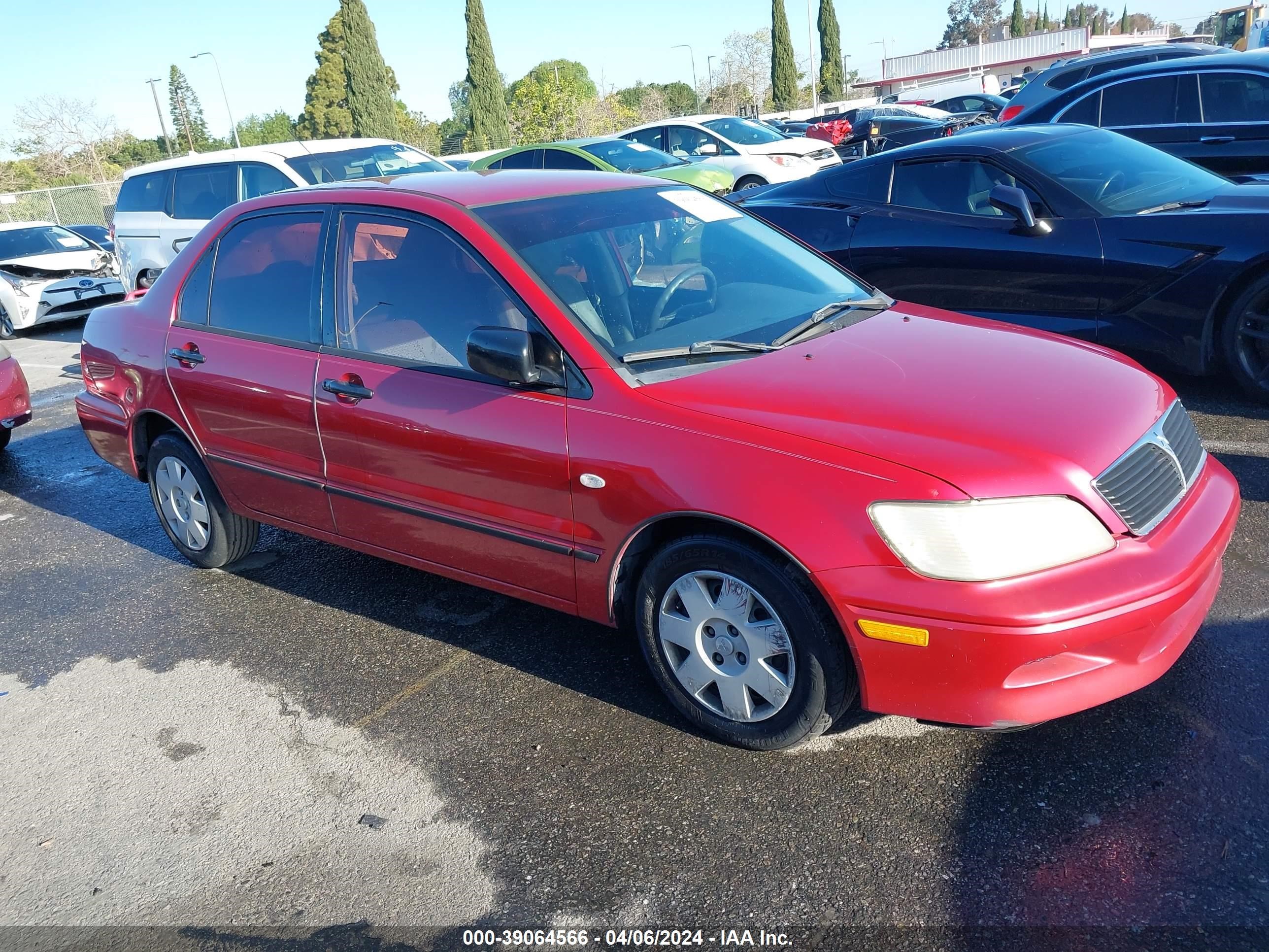 mitsubishi lancer 2003 ja3aj26e03u070013