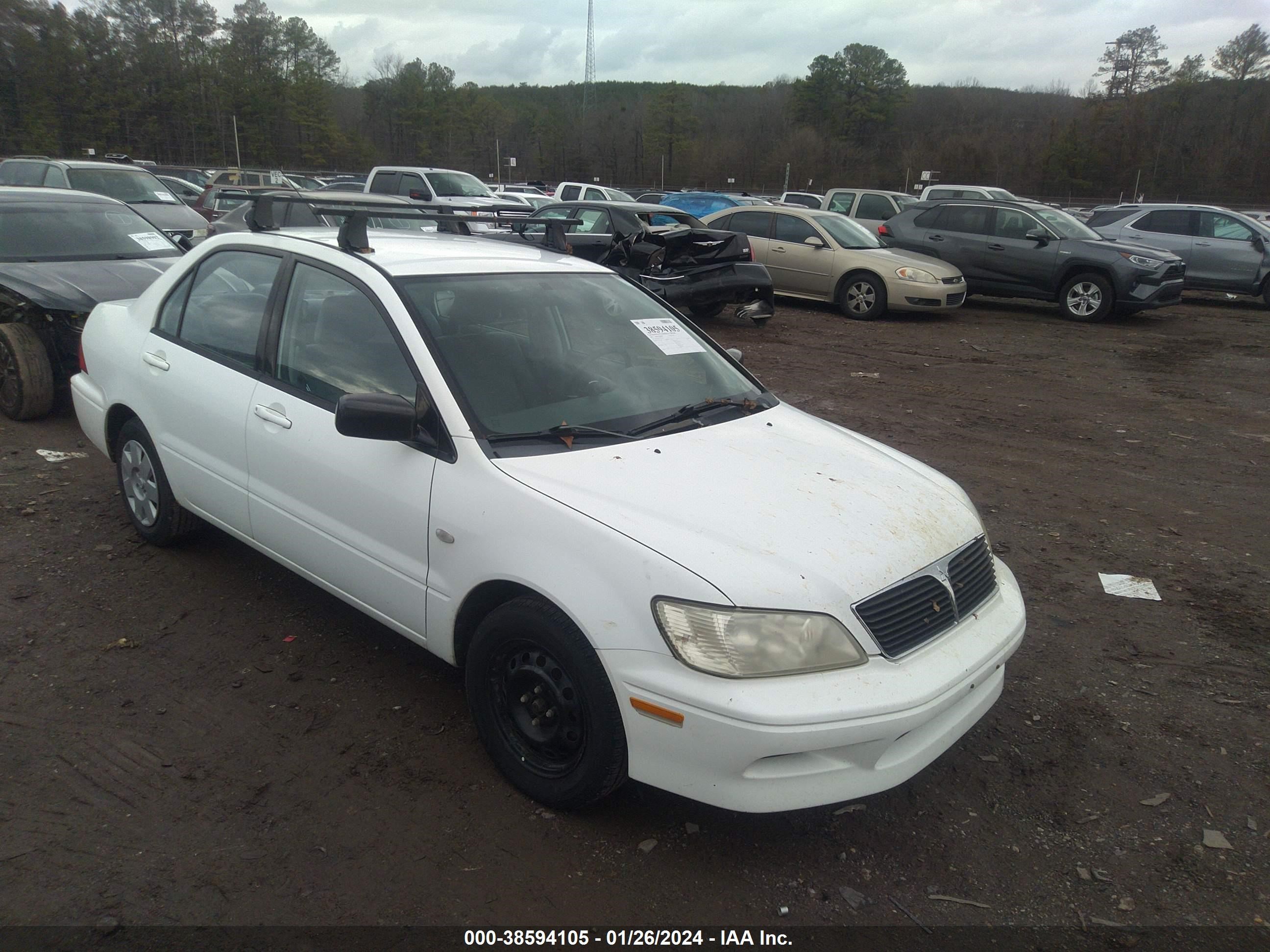 mitsubishi lancer 2003 ja3aj26e23u072295