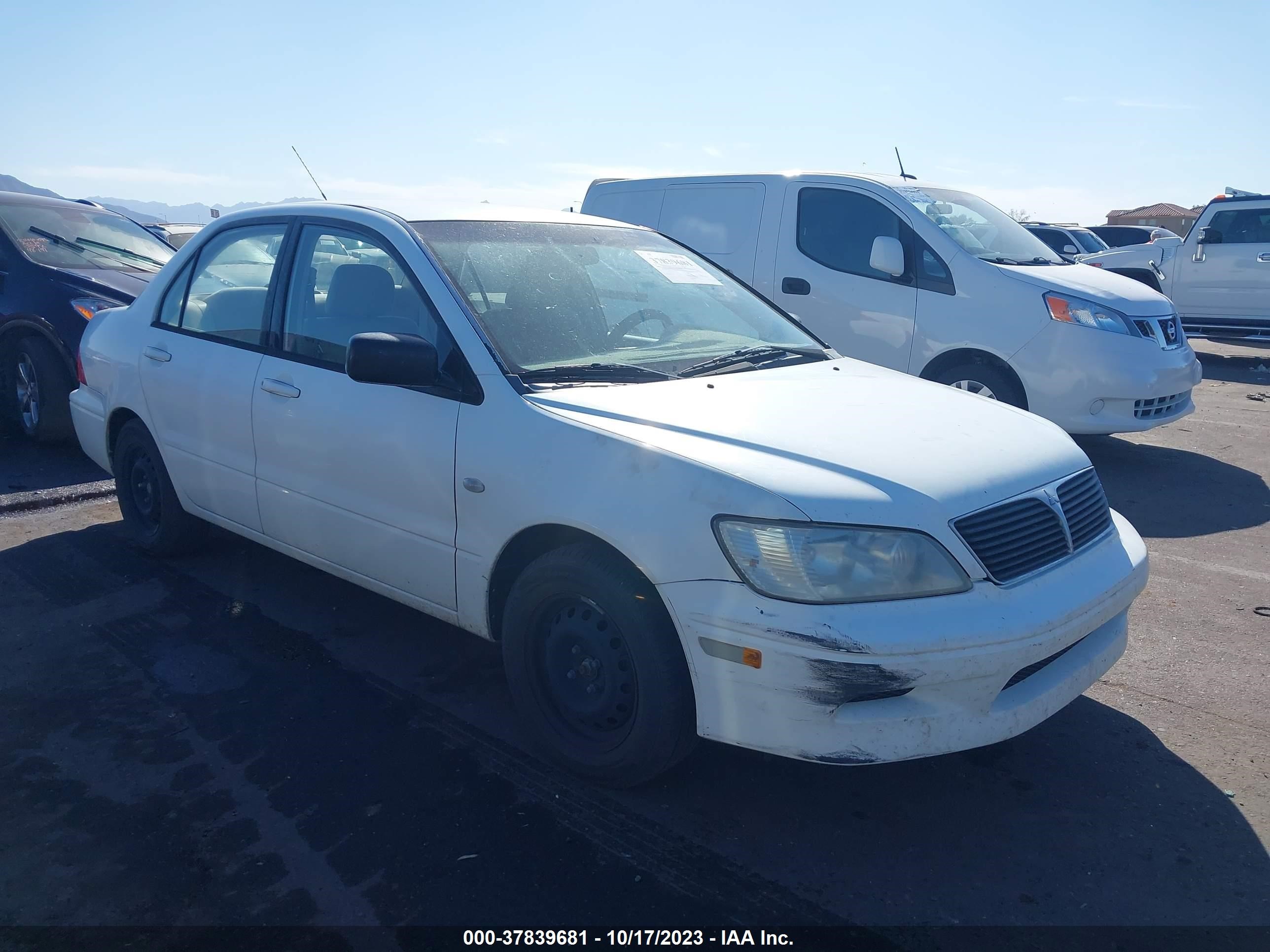 mitsubishi lancer 2002 ja3aj26e32u015490