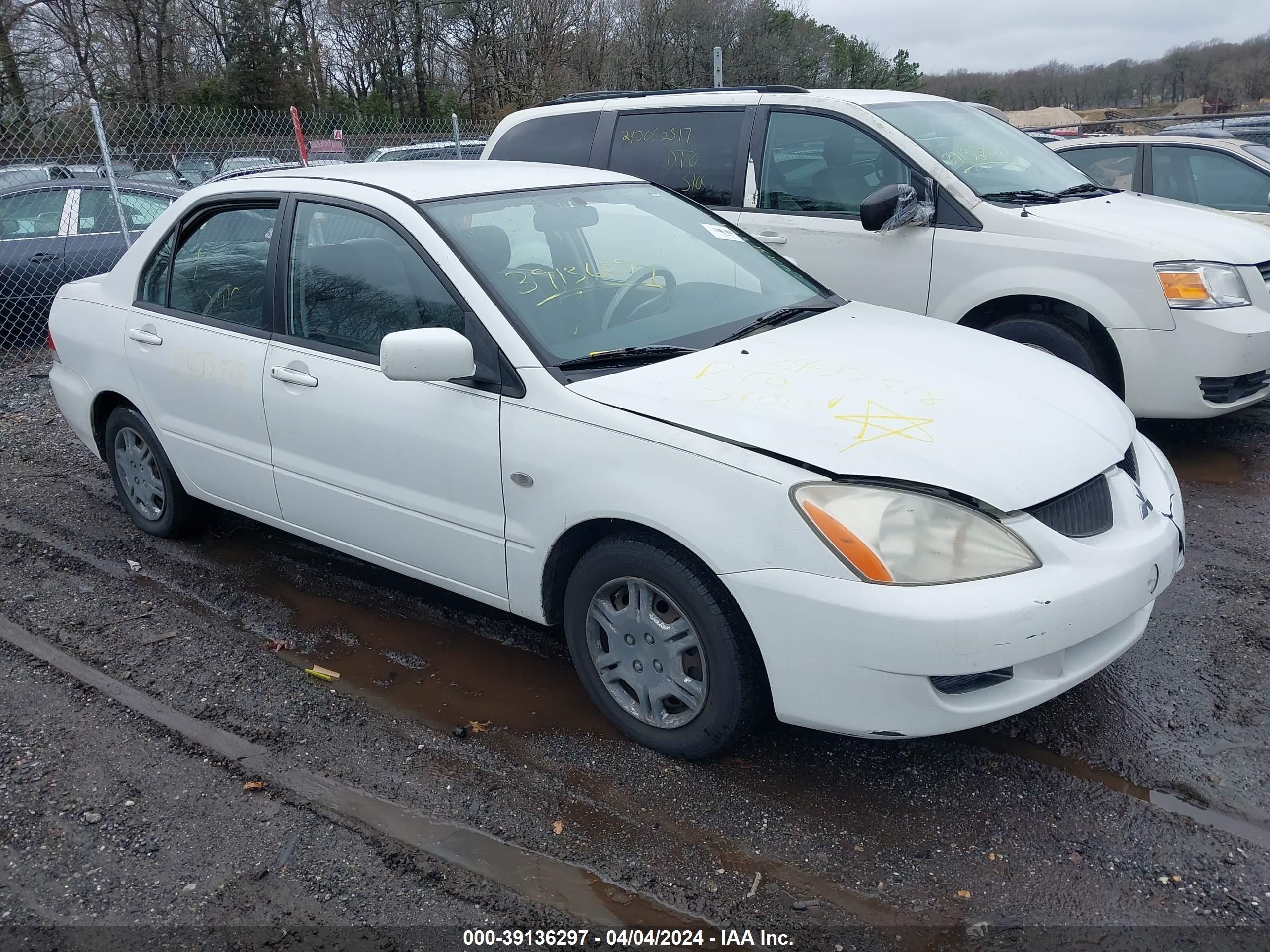 mitsubishi lancer 2005 ja3aj26e35u017714