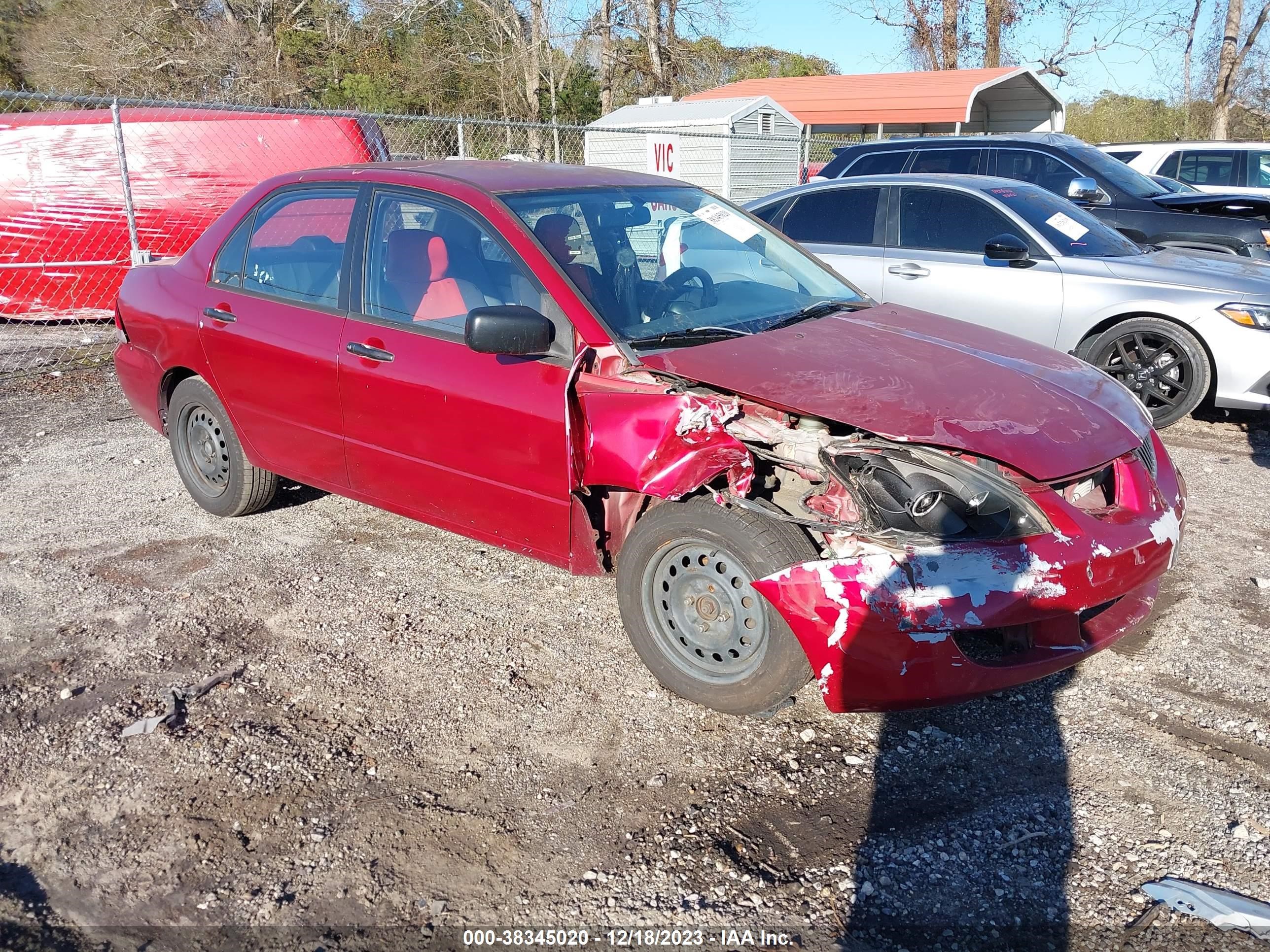 mitsubishi lancer 2006 ja3aj26e36u036684