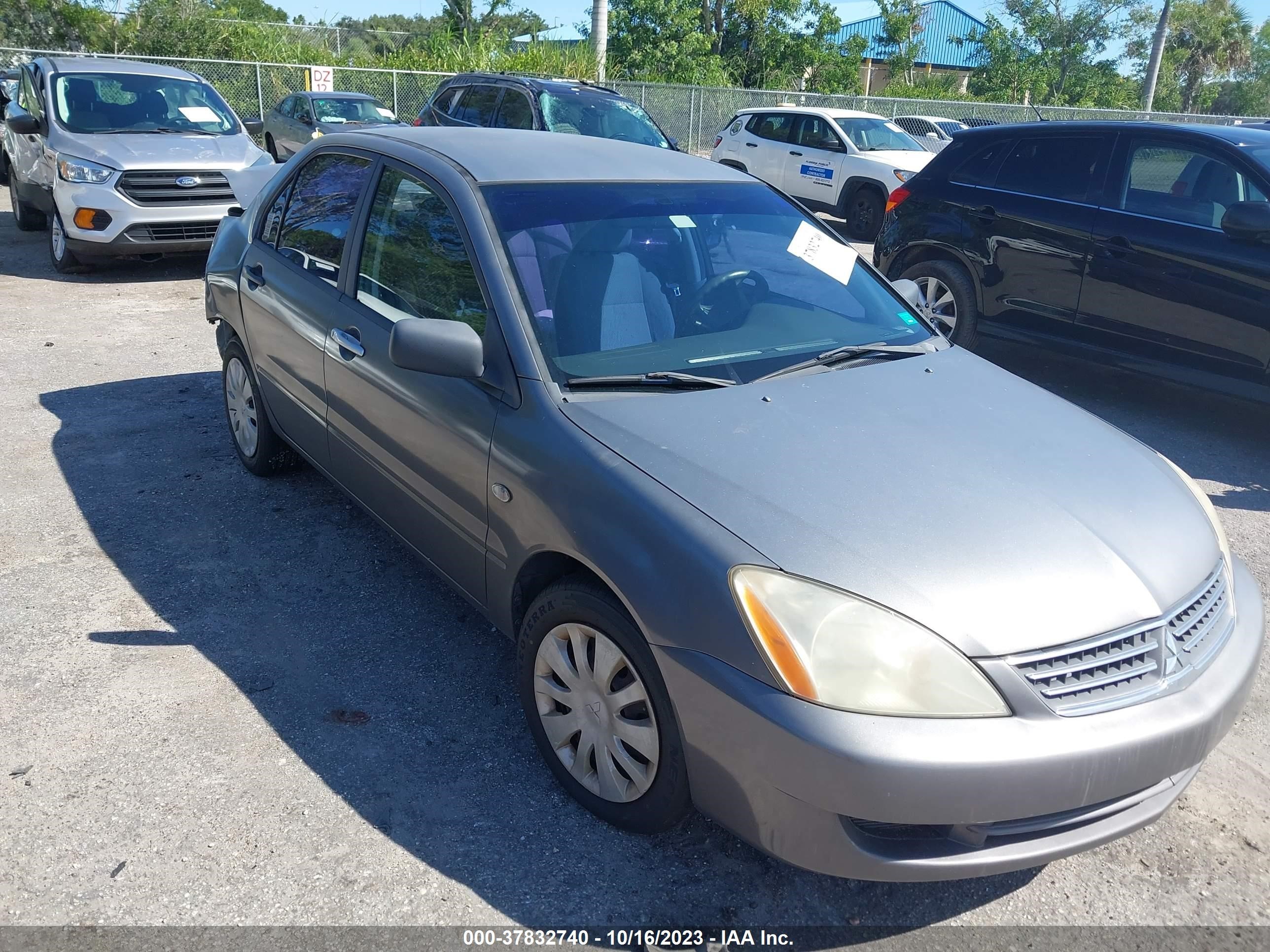 mitsubishi lancer 2006 ja3aj26e36u070446