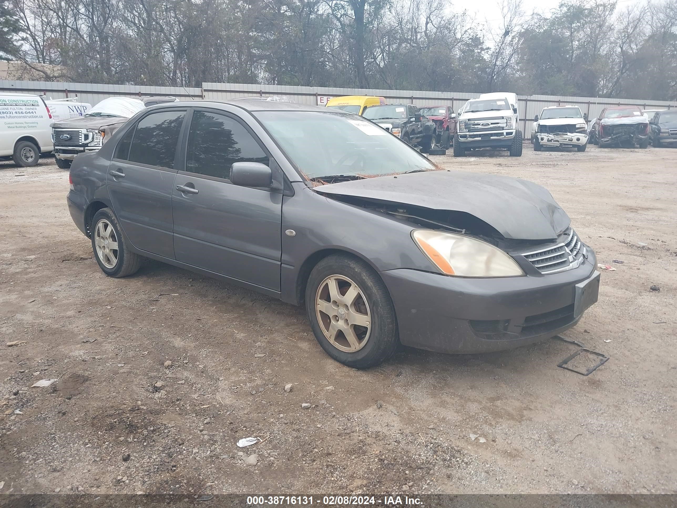 mitsubishi lancer 2006 ja3aj26e46u073260