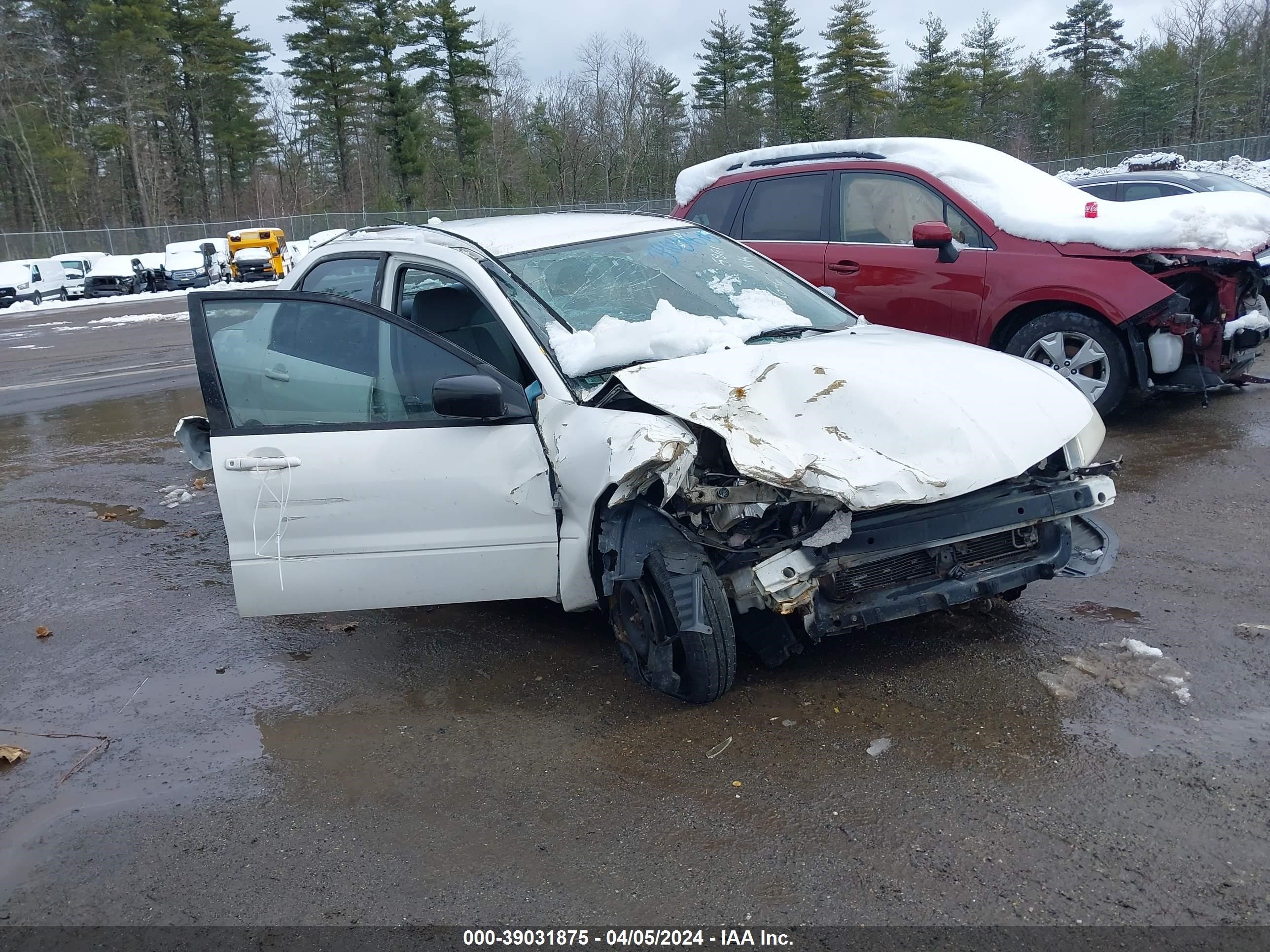 mitsubishi lancer 2004 ja3aj26e54u065861