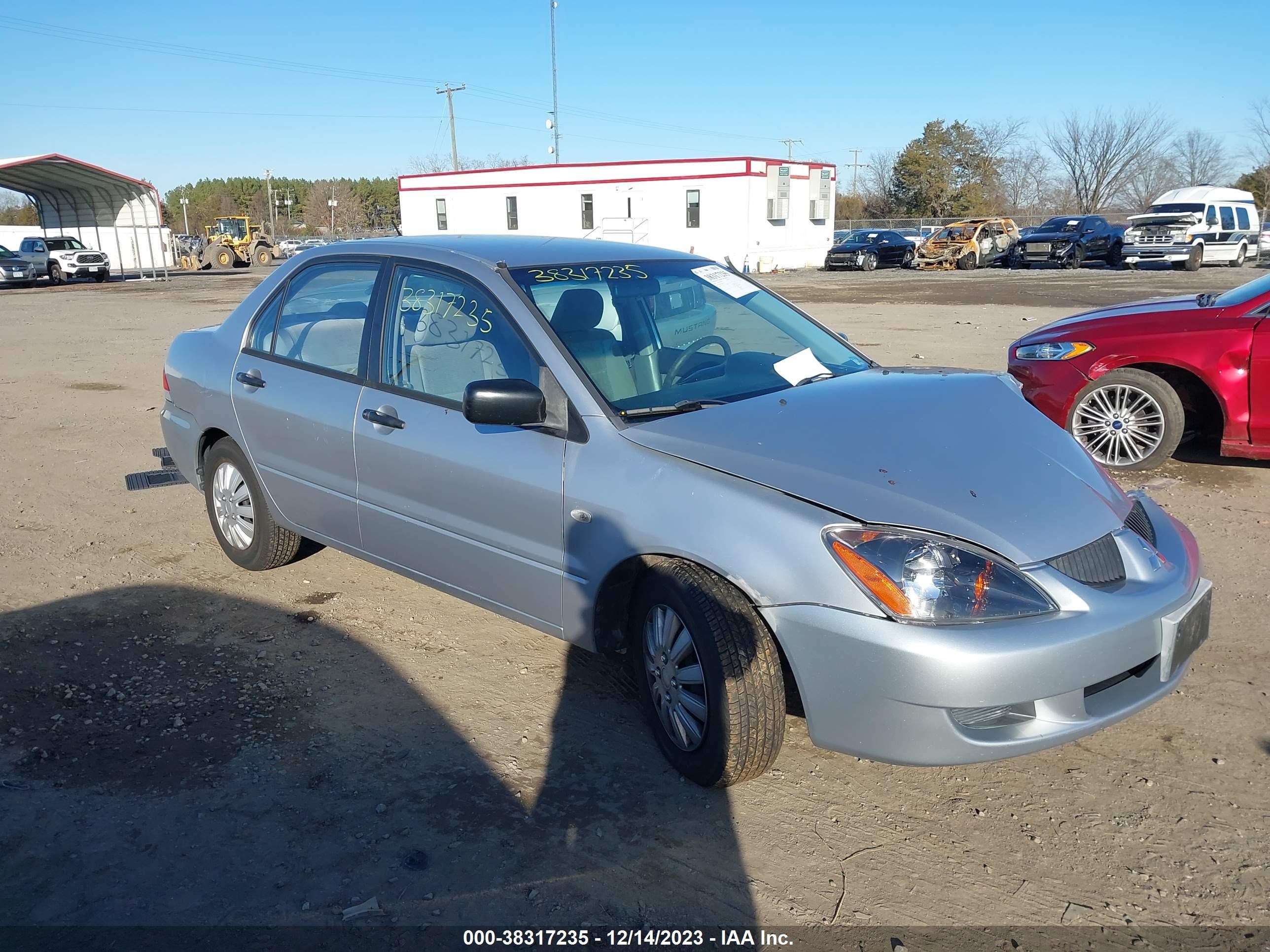 mitsubishi lancer 2005 ja3aj26e55u000610