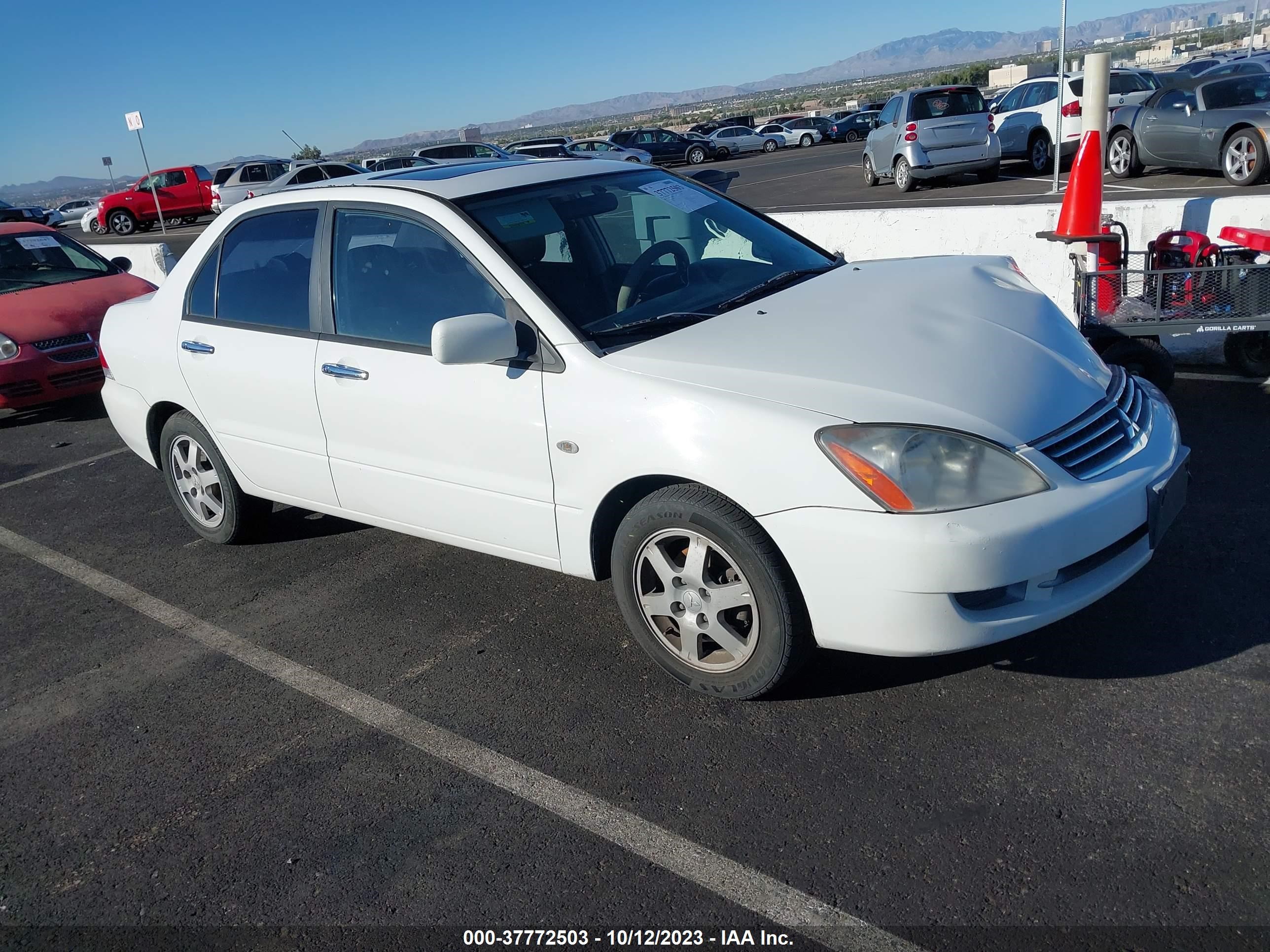 mitsubishi lancer 2006 ja3aj26e56u065409