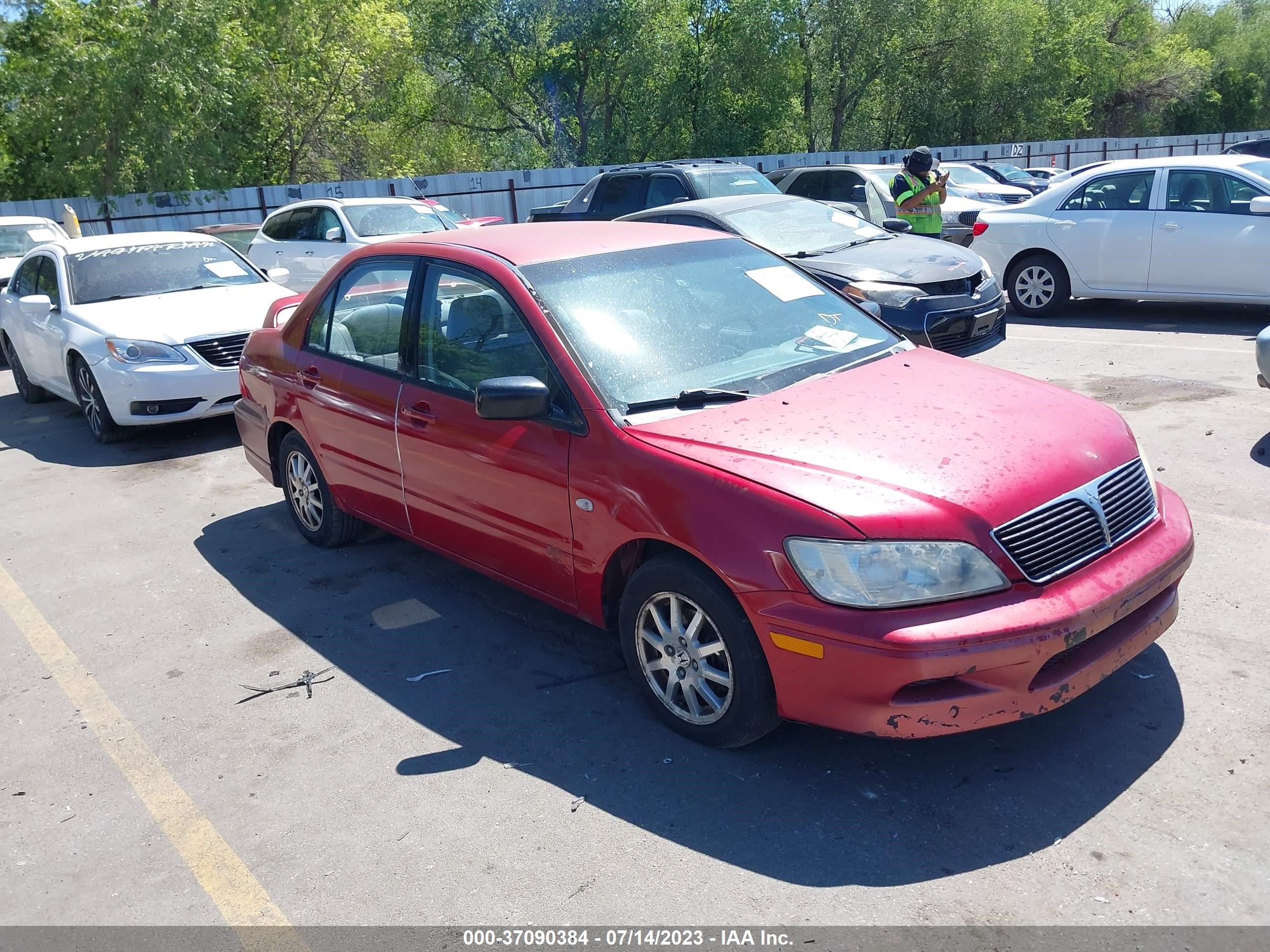 mitsubishi lancer 2003 ja3aj26e63u019406