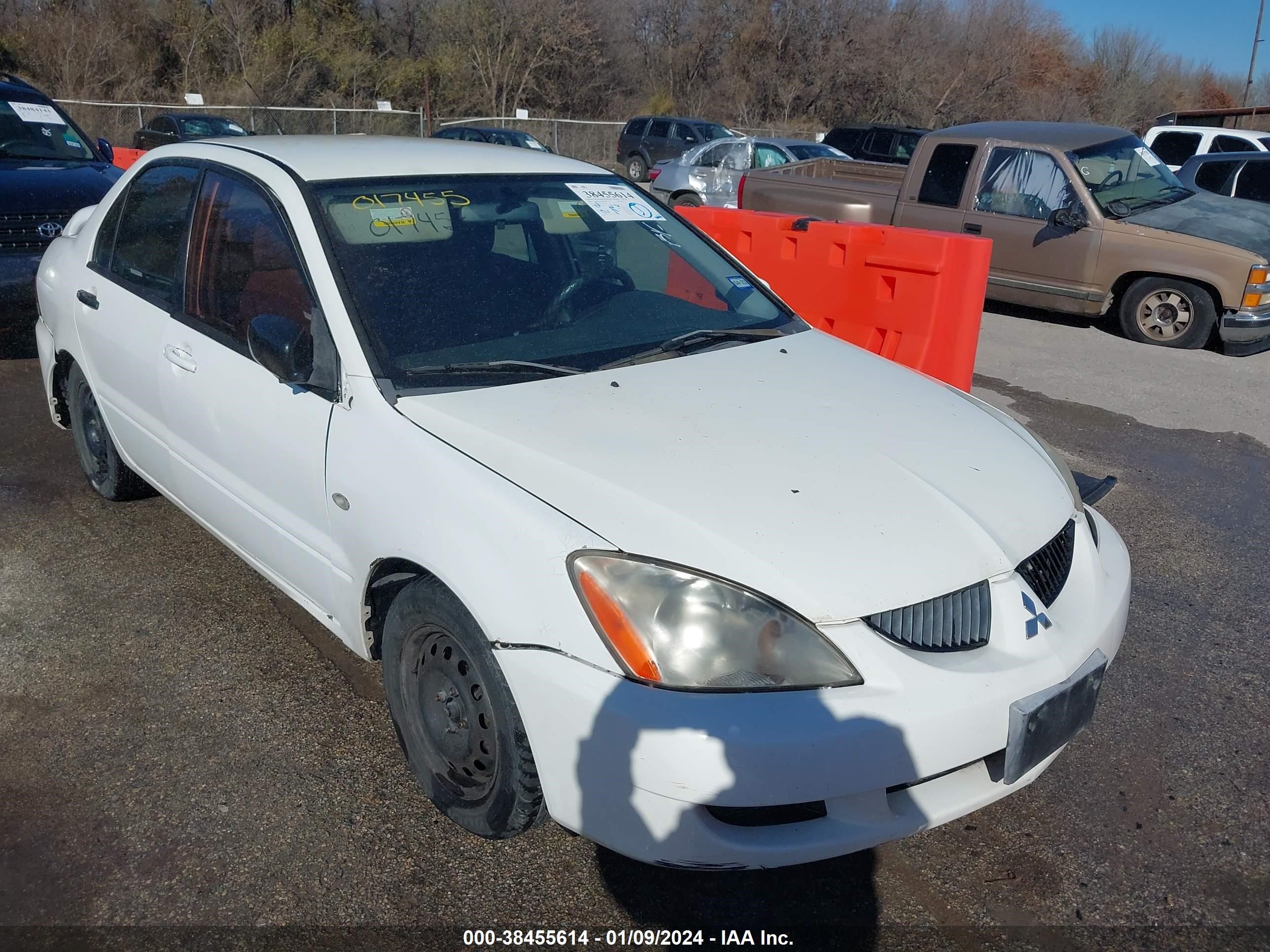 mitsubishi lancer 2004 ja3aj26e74u017455