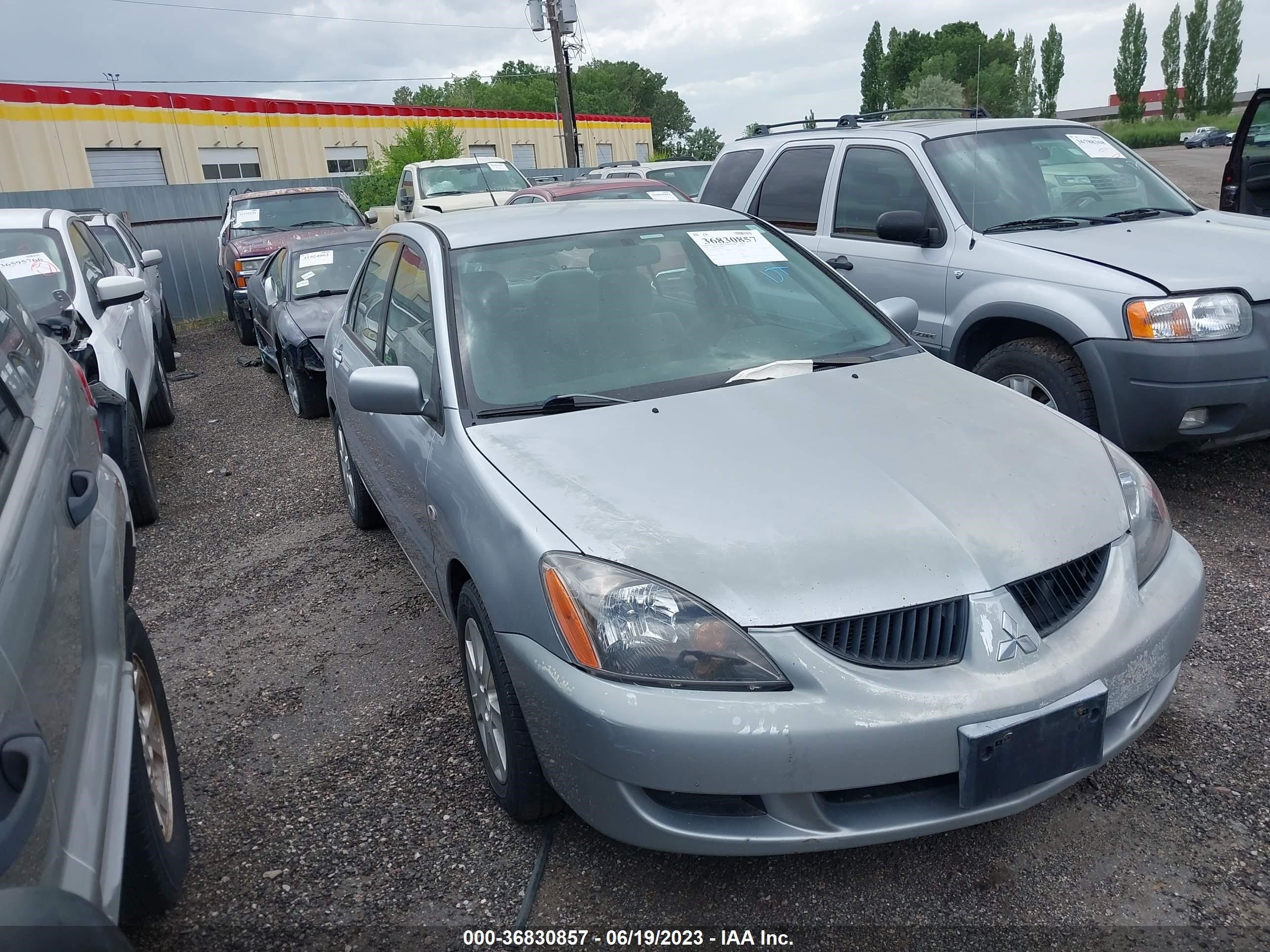 mitsubishi lancer 2005 ja3aj26e75u053731