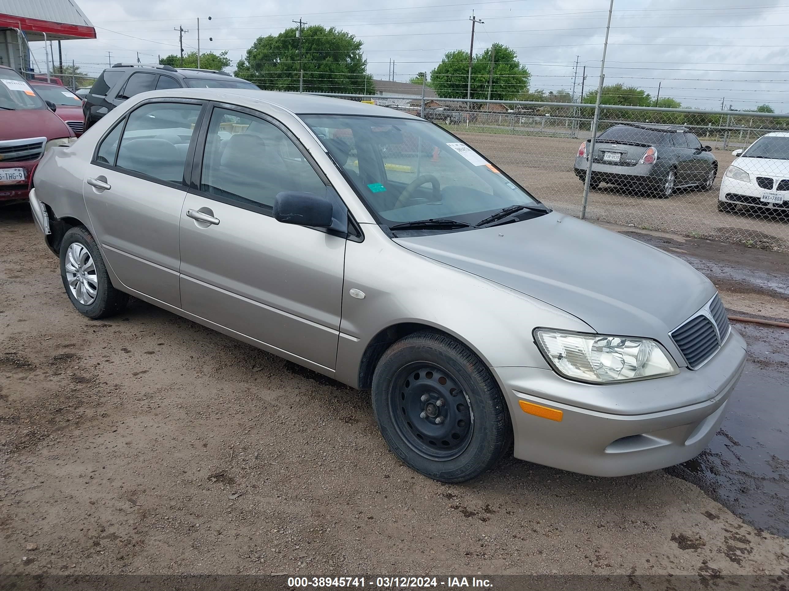 mitsubishi lancer 2002 ja3aj26e82u017199