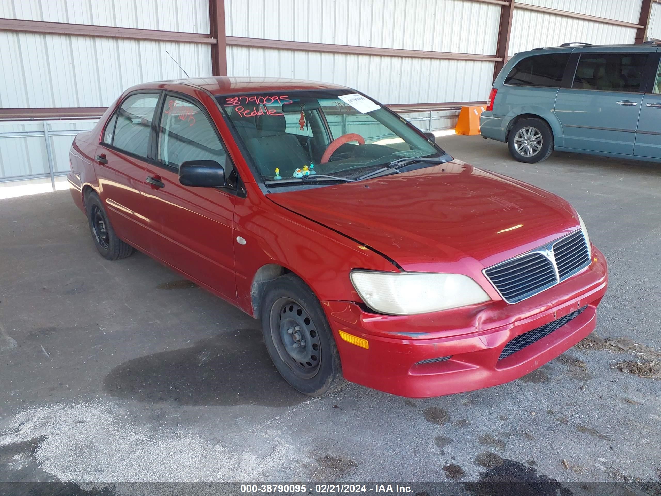 mitsubishi lancer 2003 ja3aj26e93u006245