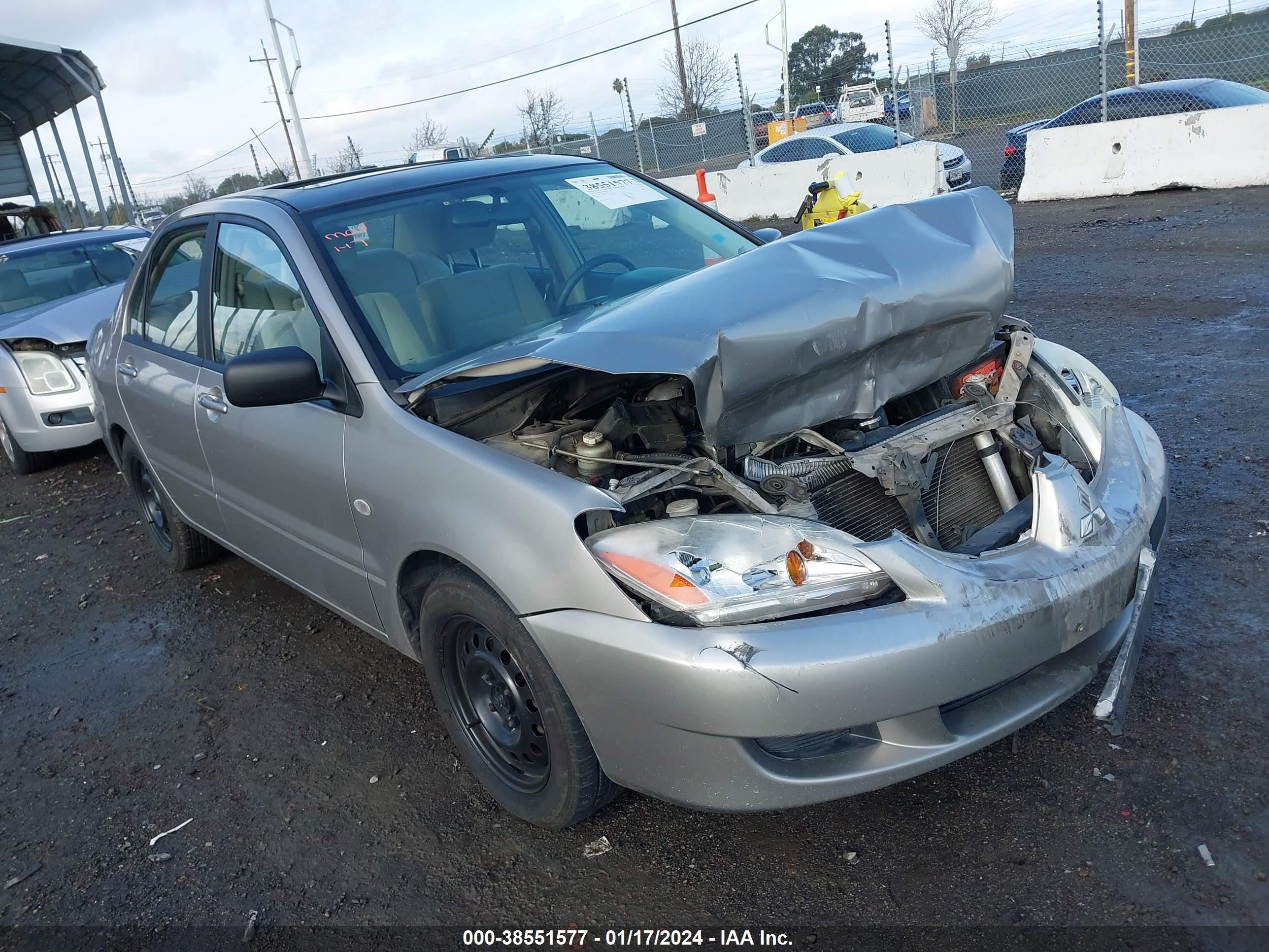 mitsubishi lancer 2004 ja3aj36e04u044082