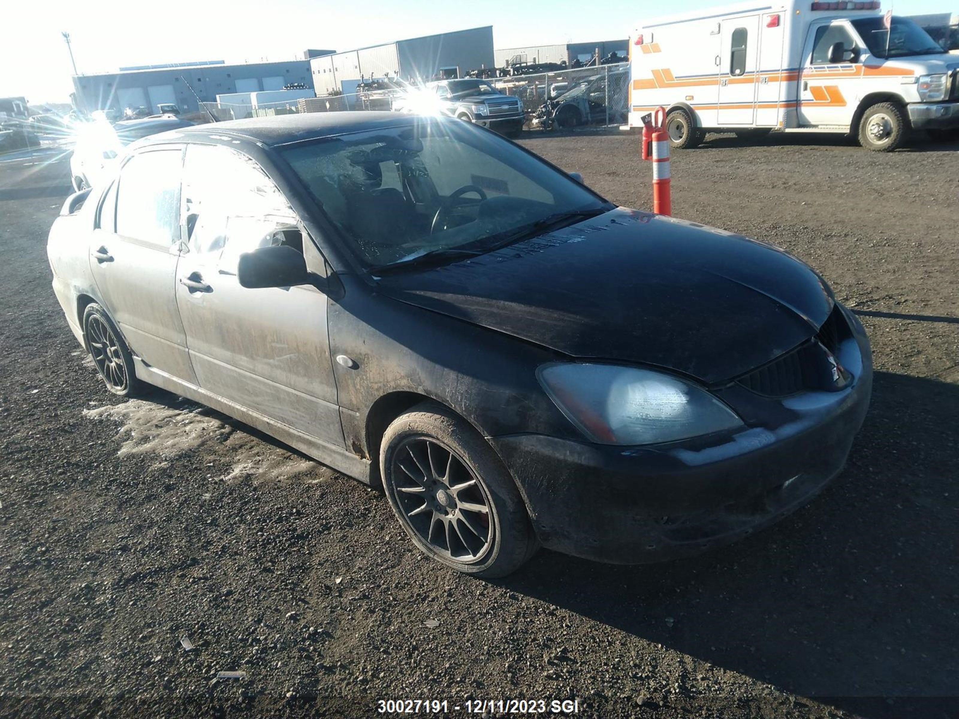 mitsubishi lancer 2005 ja3aj66f45u601328