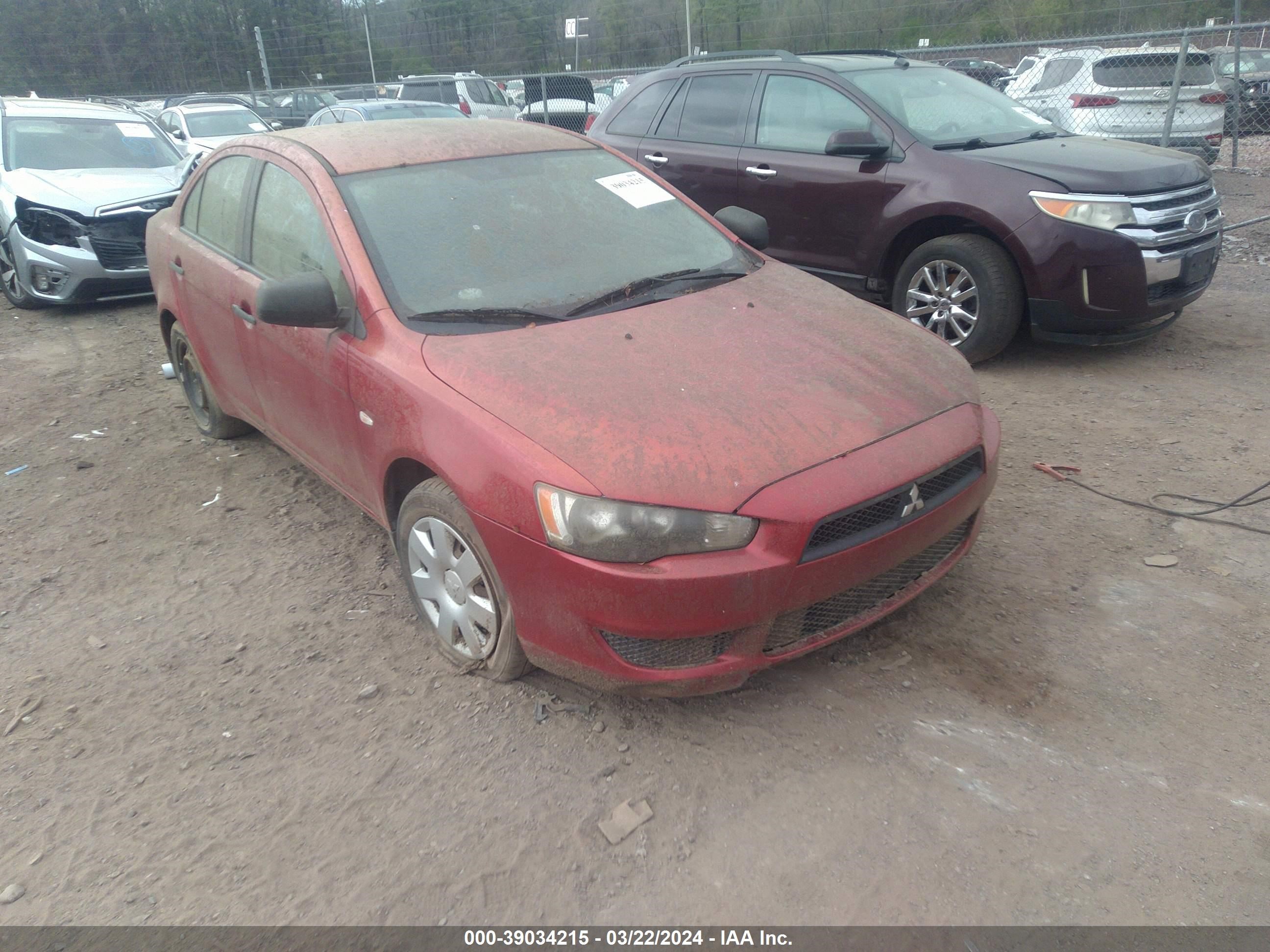 mitsubishi lancer 2008 ja3au16u58u030557