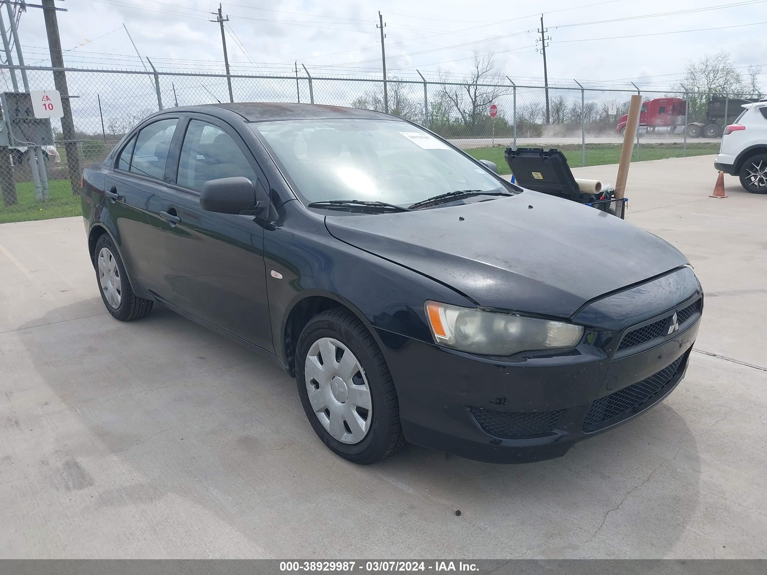 mitsubishi lancer 2009 ja3au16u59u030544