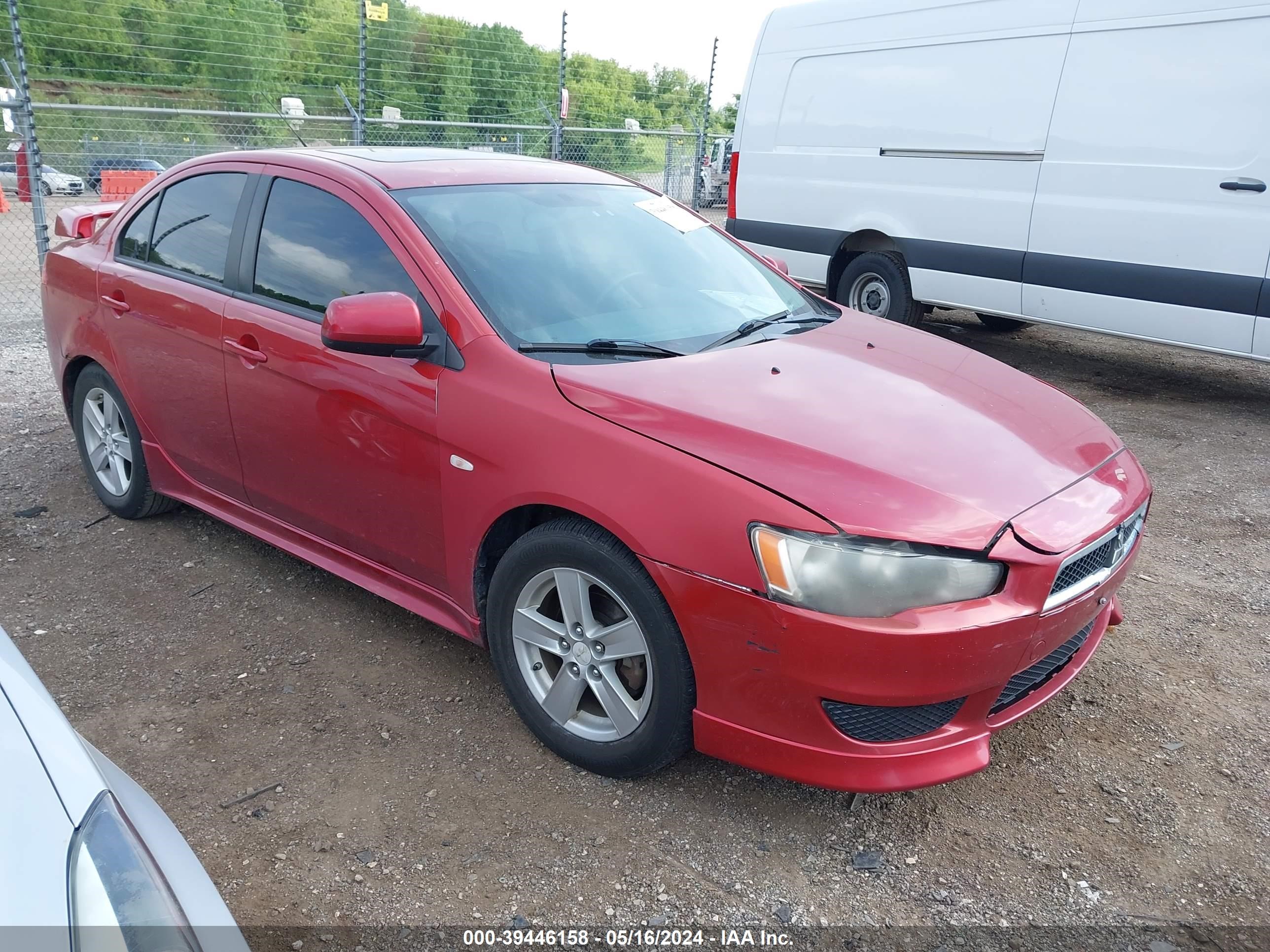 mitsubishi lancer 2008 ja3au26u78u014494