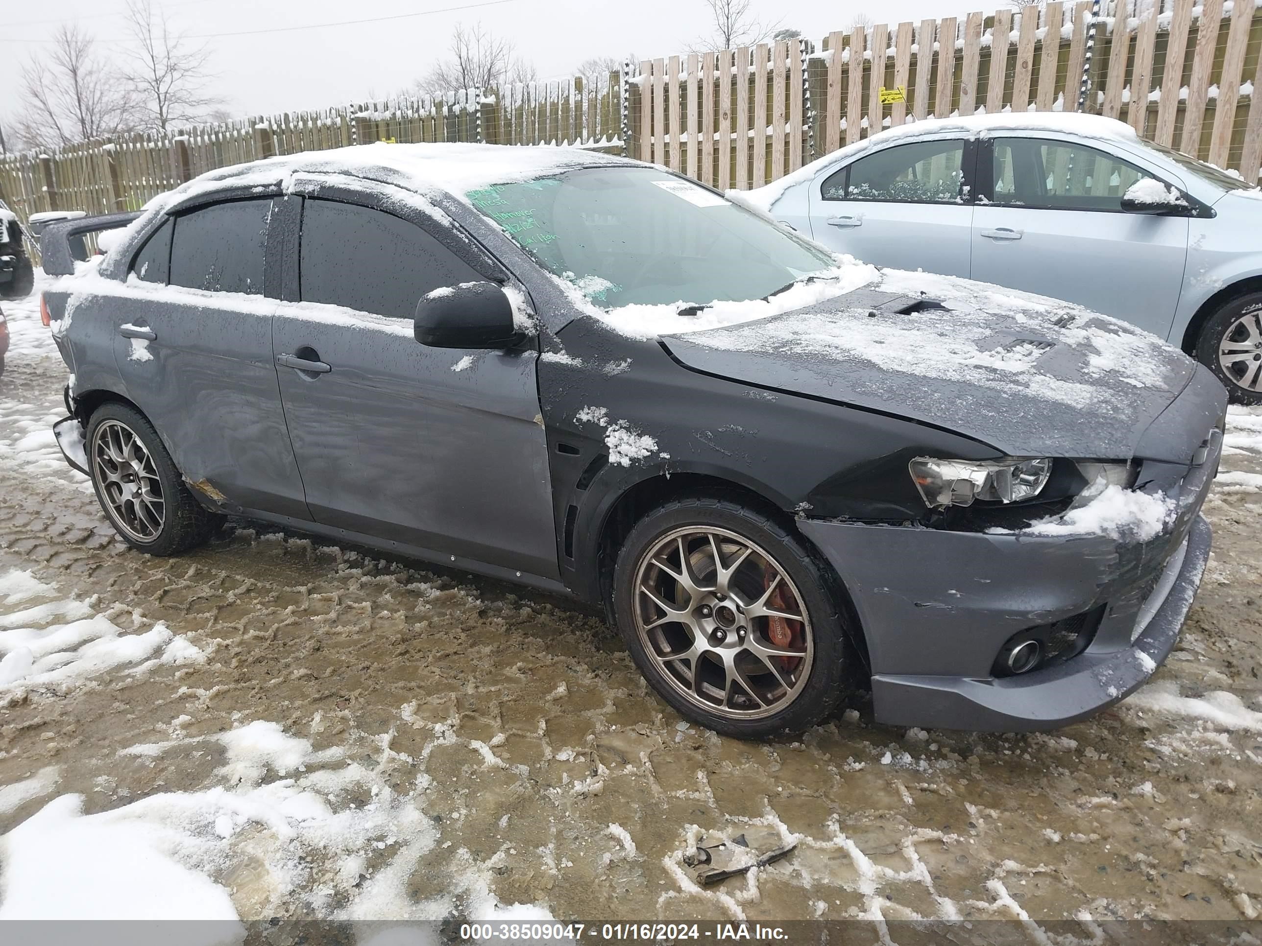 mitsubishi lancer evolution 2008 ja3aw56v88u050845