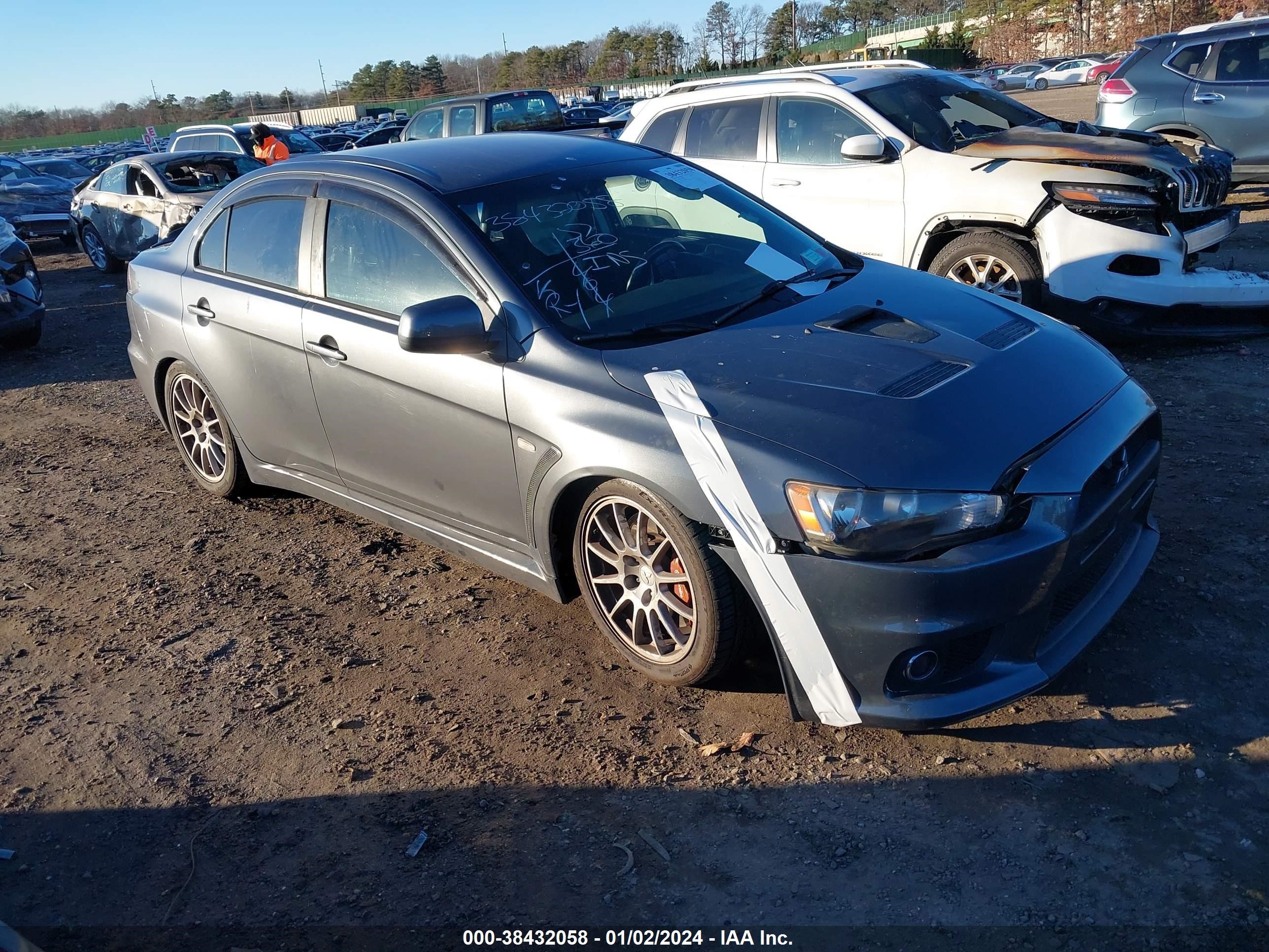 mitsubishi lancer evolution 2008 ja3aw86v98u047468