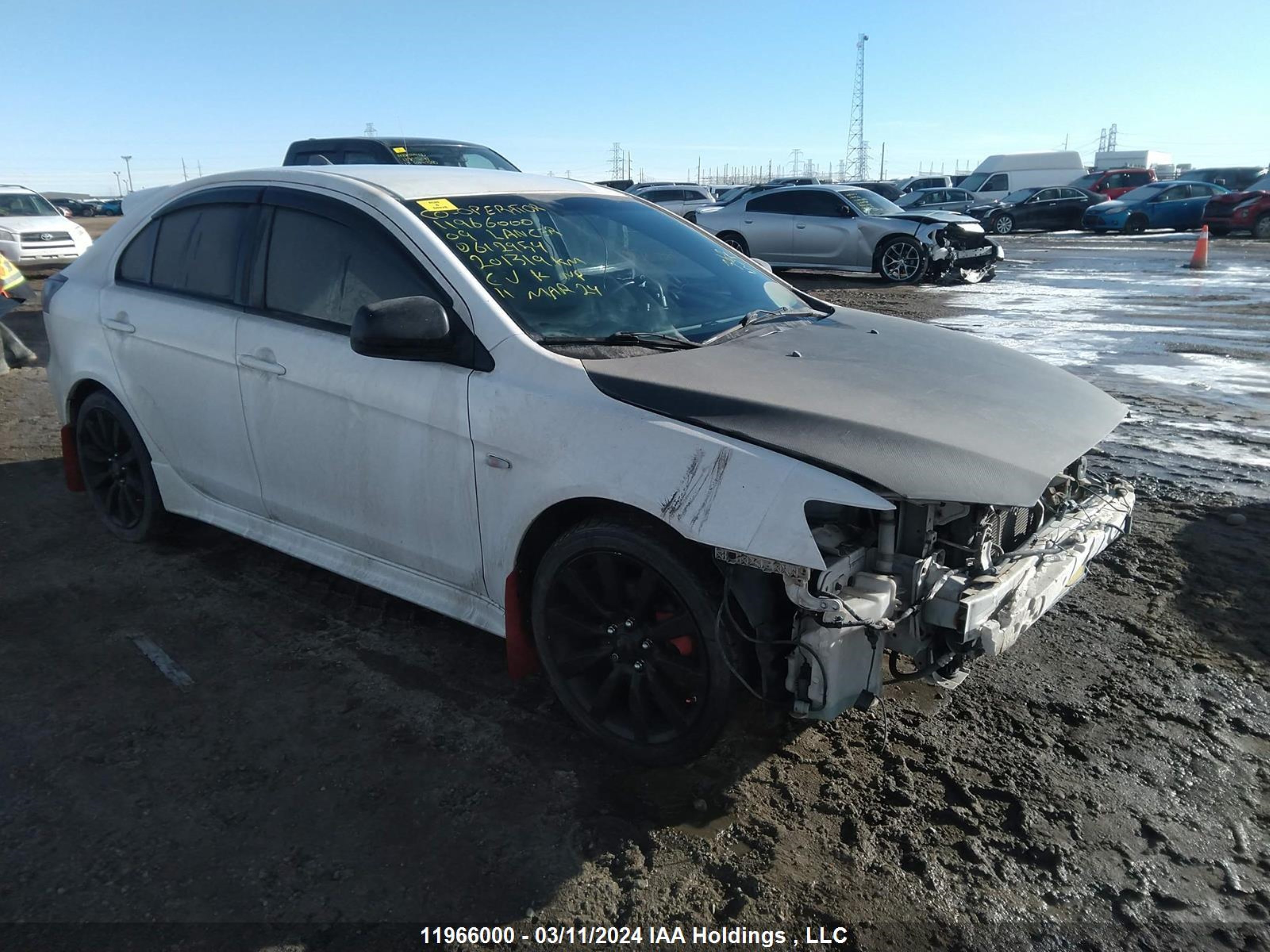 mitsubishi lancer 2009 ja3ax88w09u612954