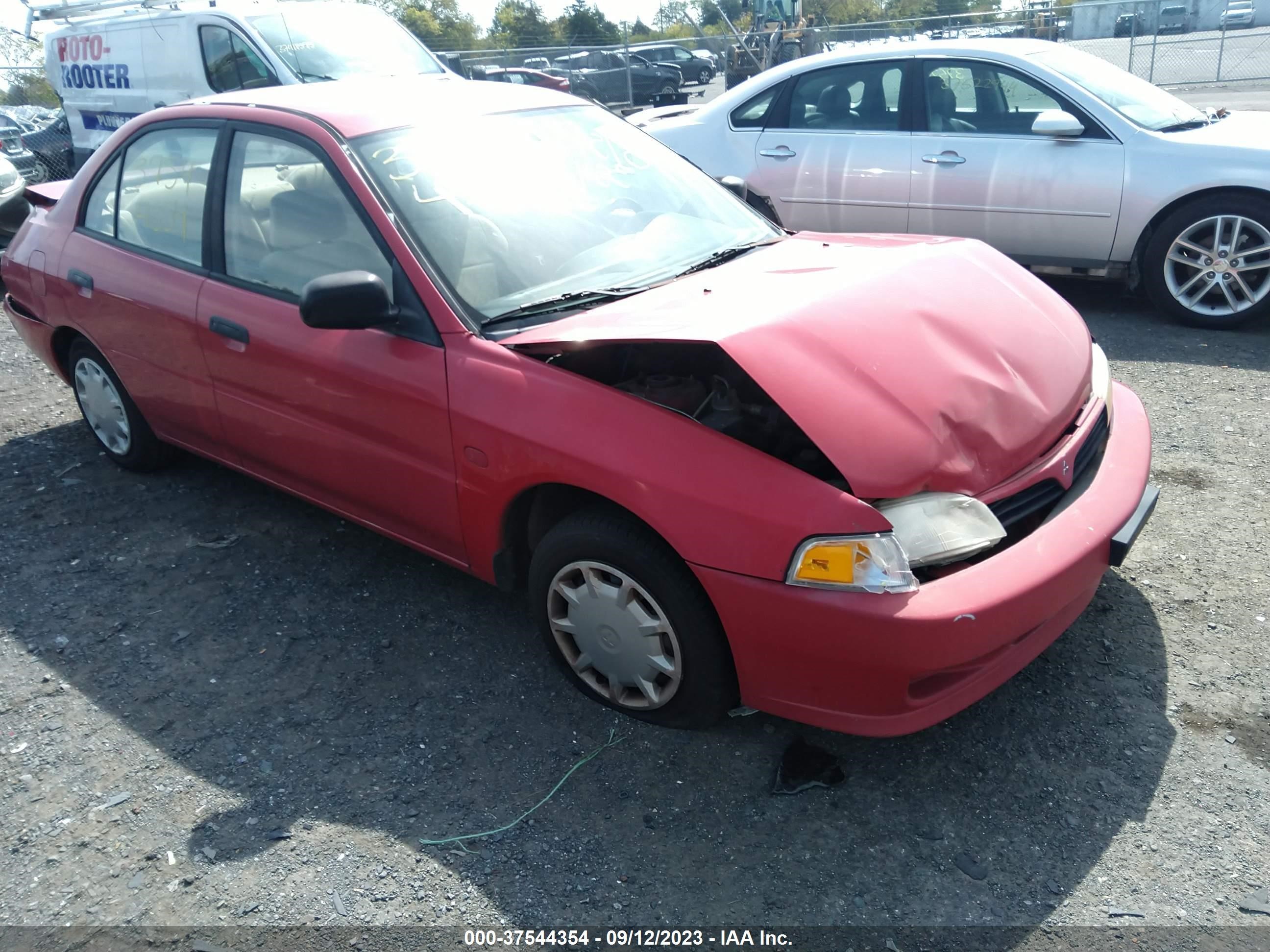 mitsubishi mirage 2001 ja3ay26c11u020504