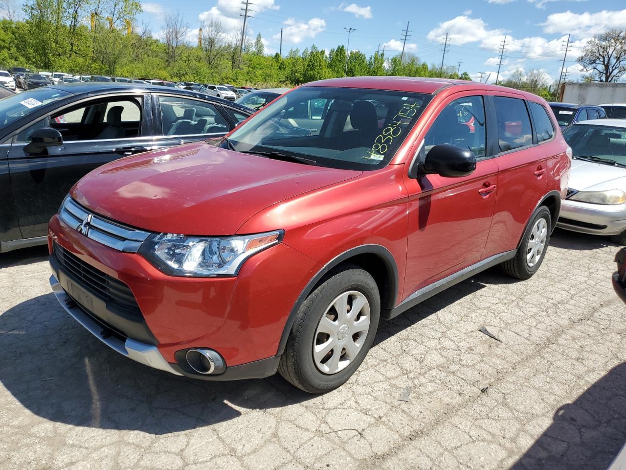 mitsubishi outlander 2015 ja4ad2a31fz001606