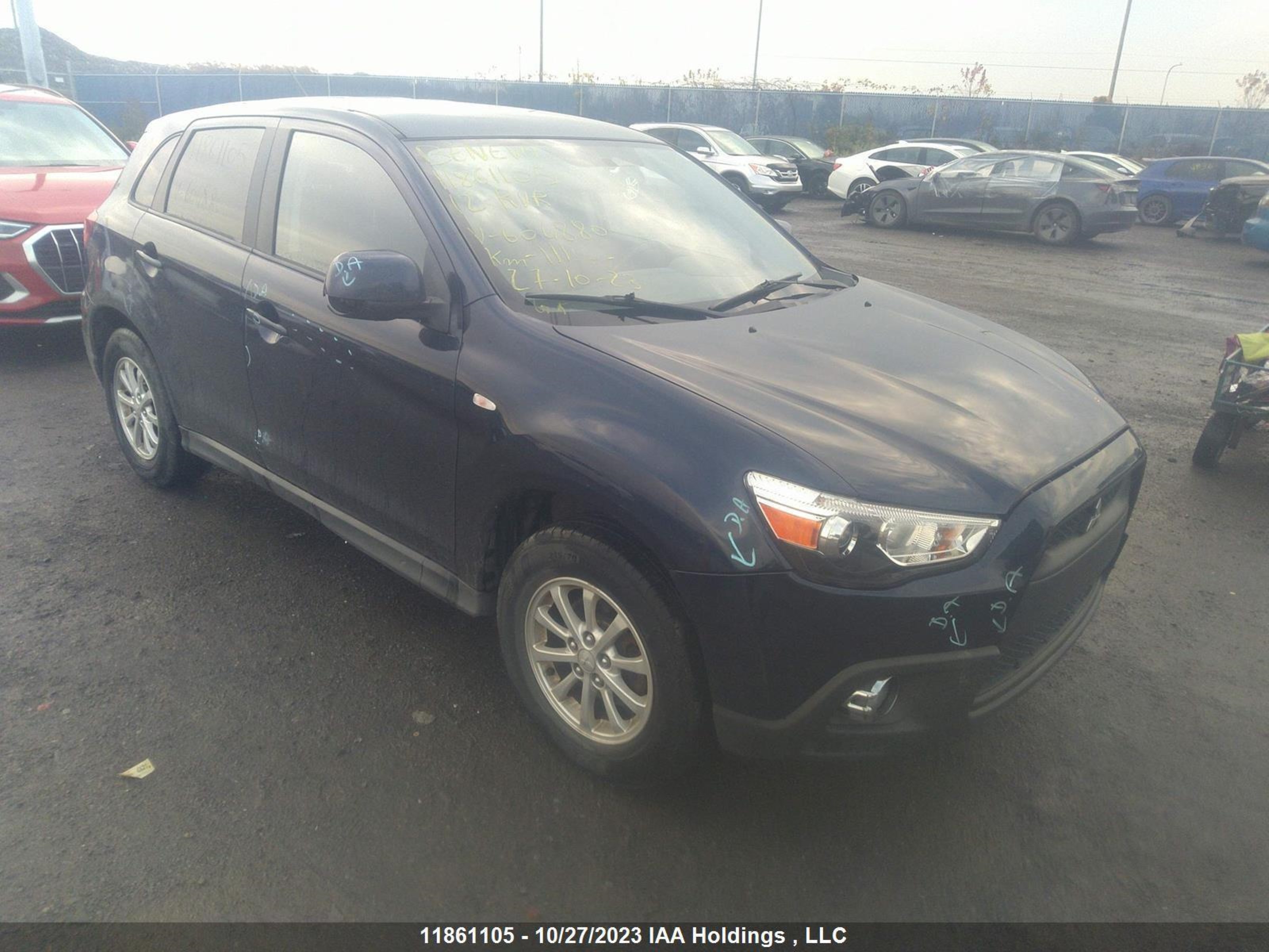 mitsubishi rvr 2012 ja4aj3au8cz604880