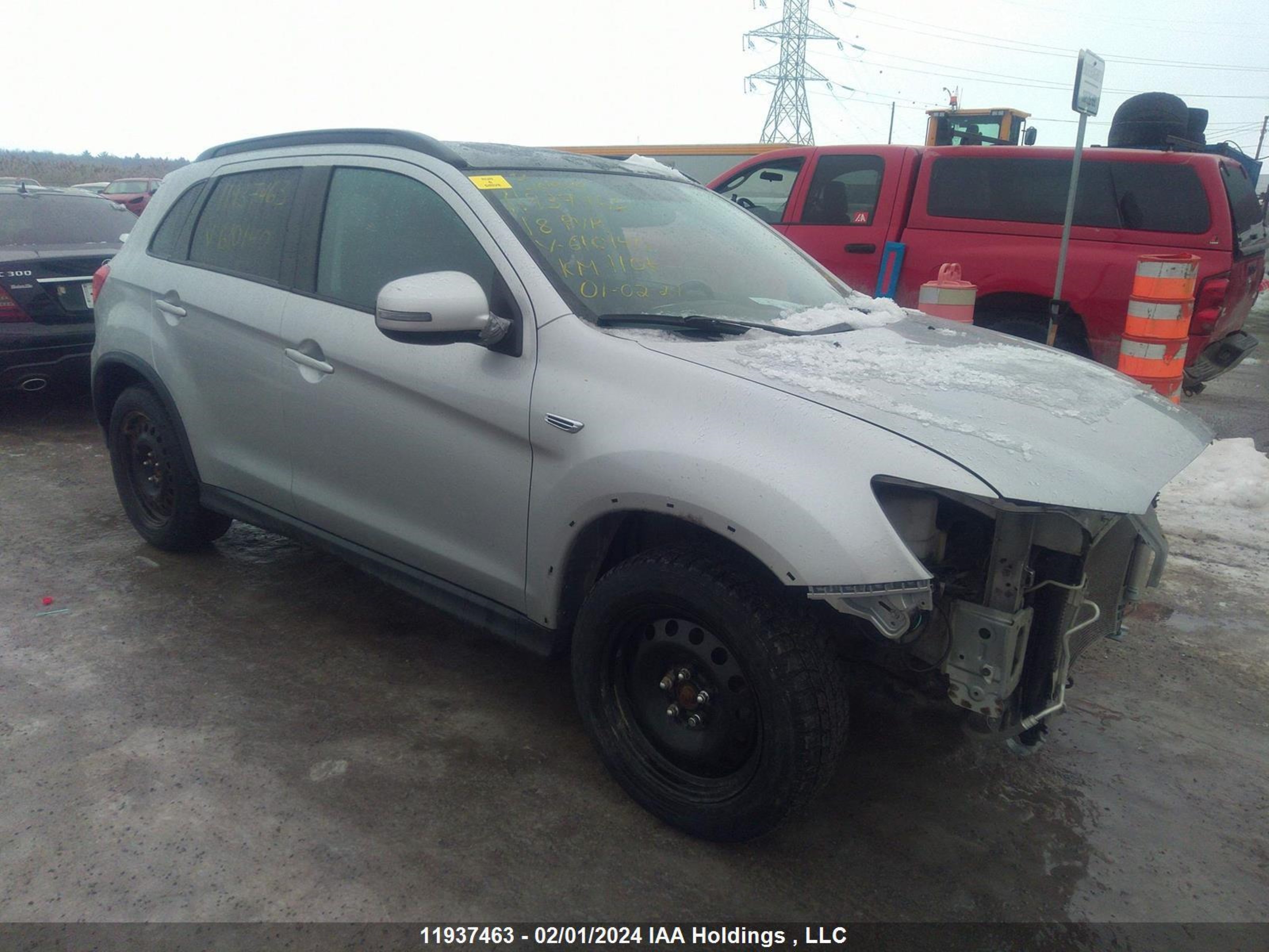 mitsubishi rvr 2018 ja4aj4aw3jz610140