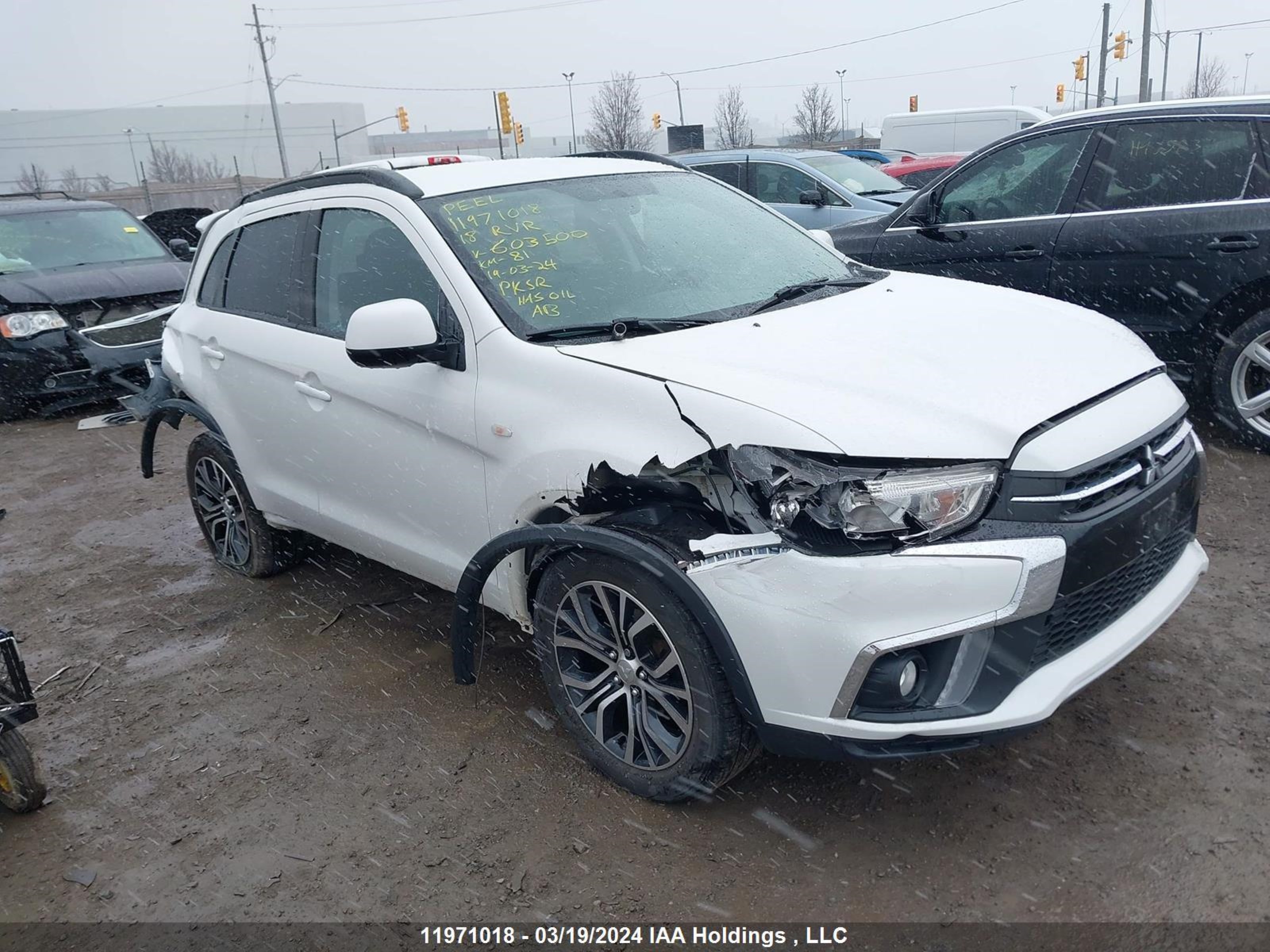 mitsubishi rvr 2018 ja4aj4aw5jz603500