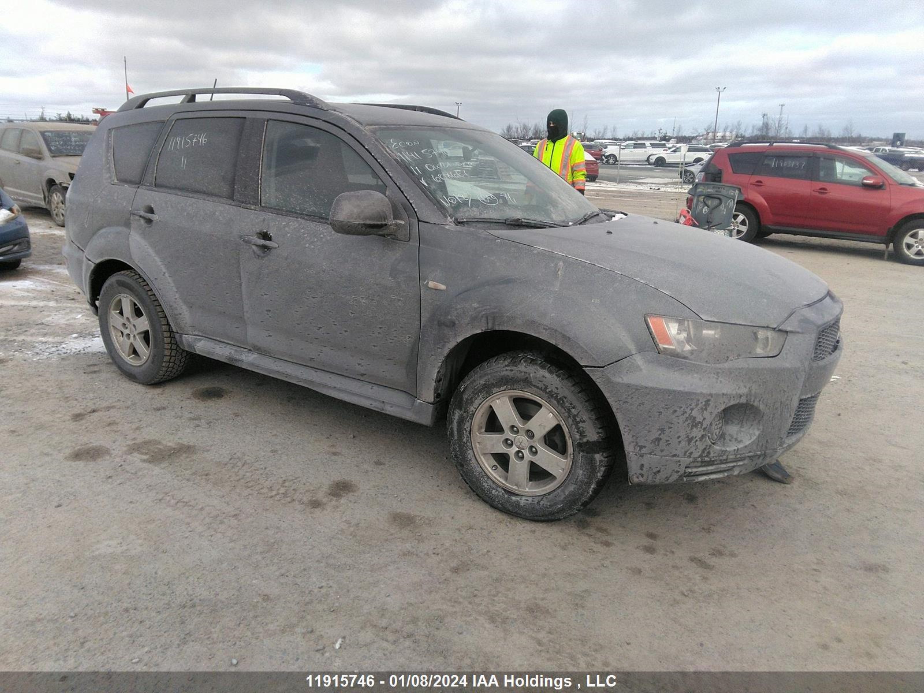 mitsubishi outlander 2011 ja4as2aw0bu608667