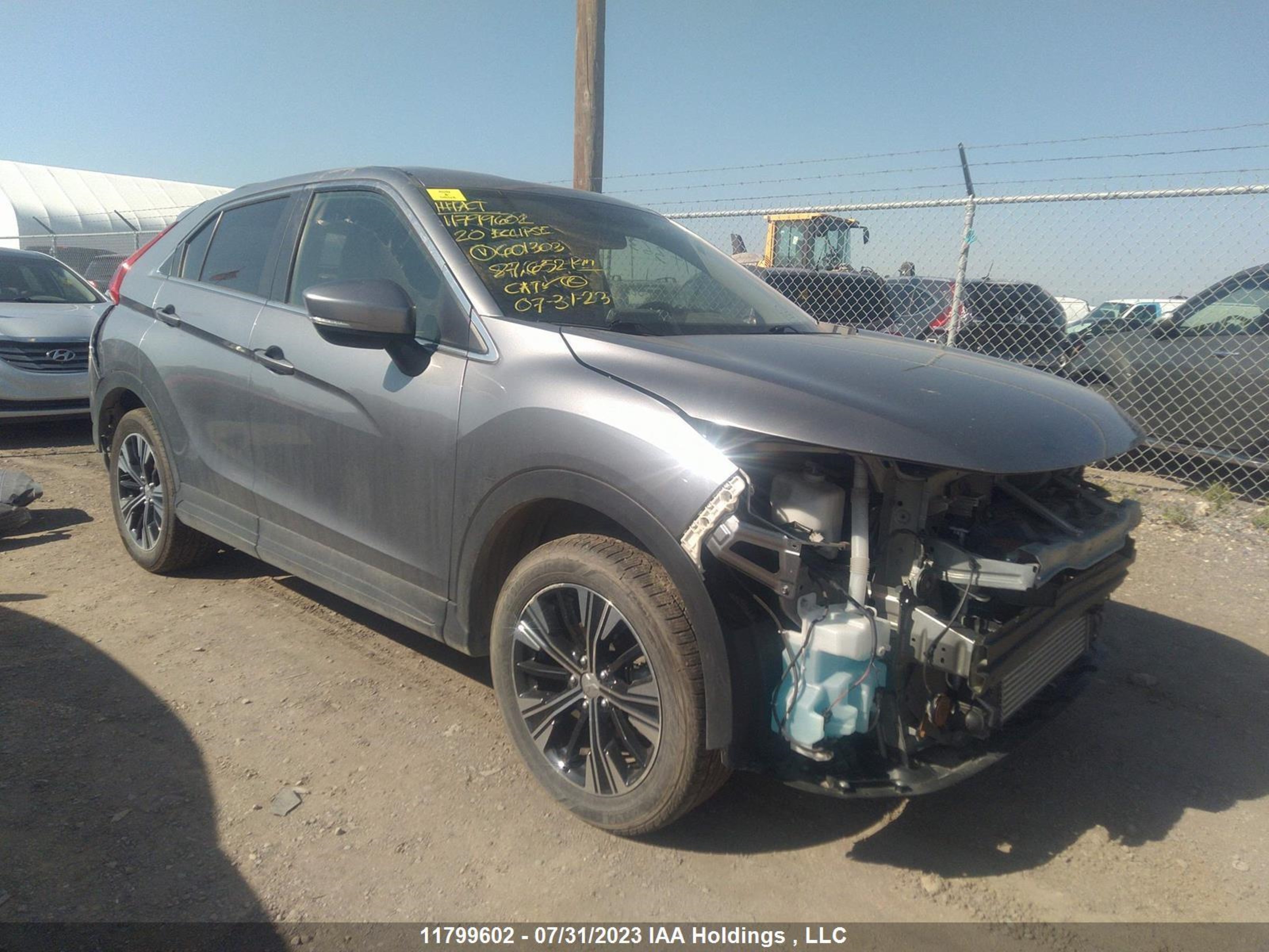 mitsubishi eclipse cross 2020 ja4at4aa2lz601303