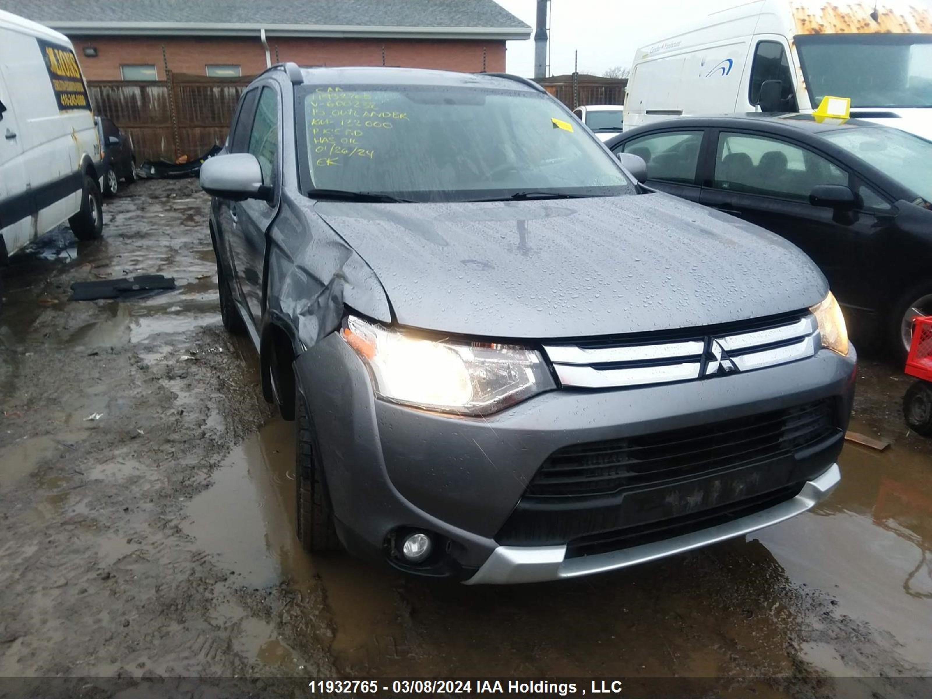 mitsubishi outlander 2015 ja4az2a30fz600238