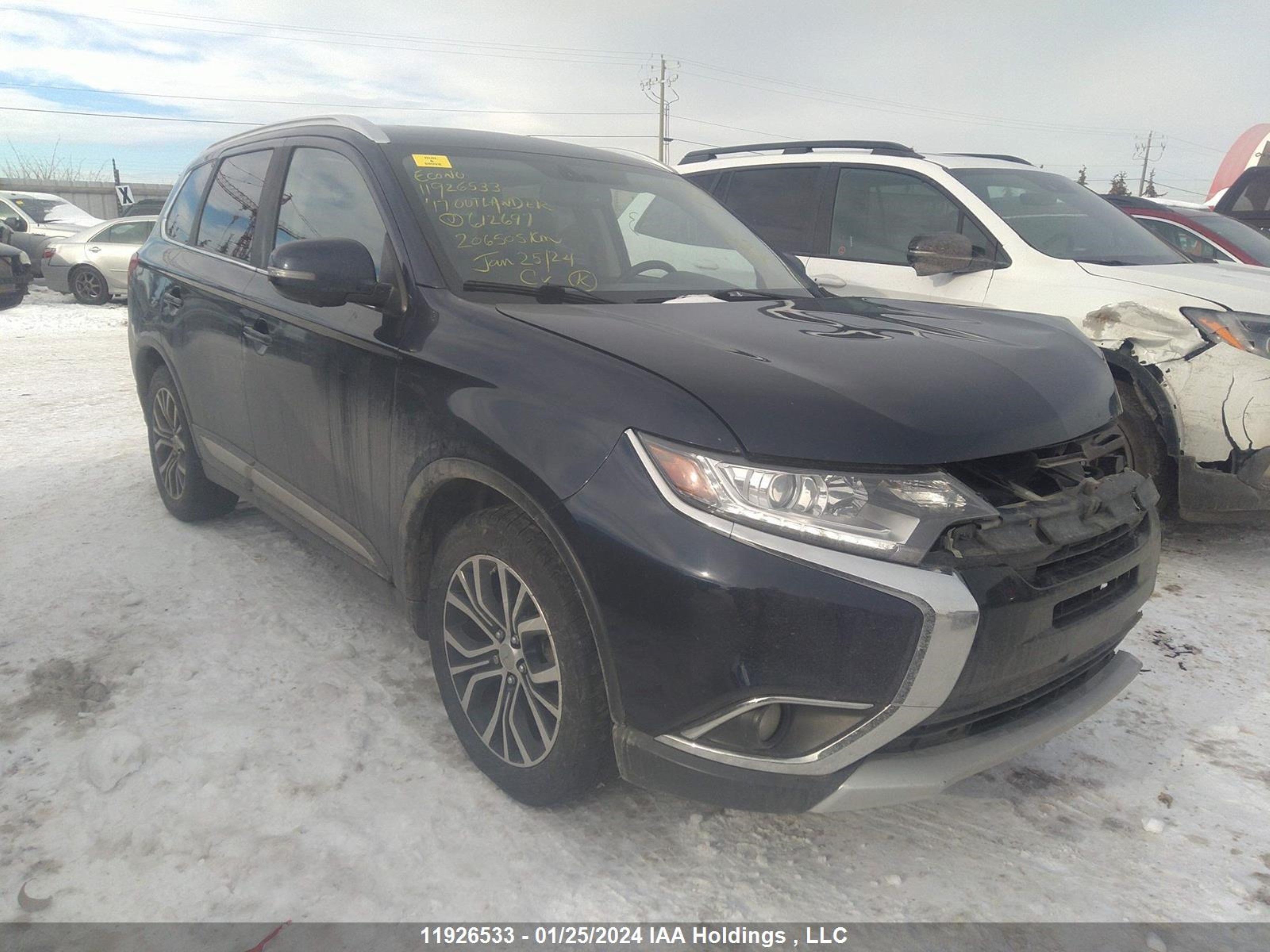 mitsubishi outlander 2017 ja4az2a30hz612697