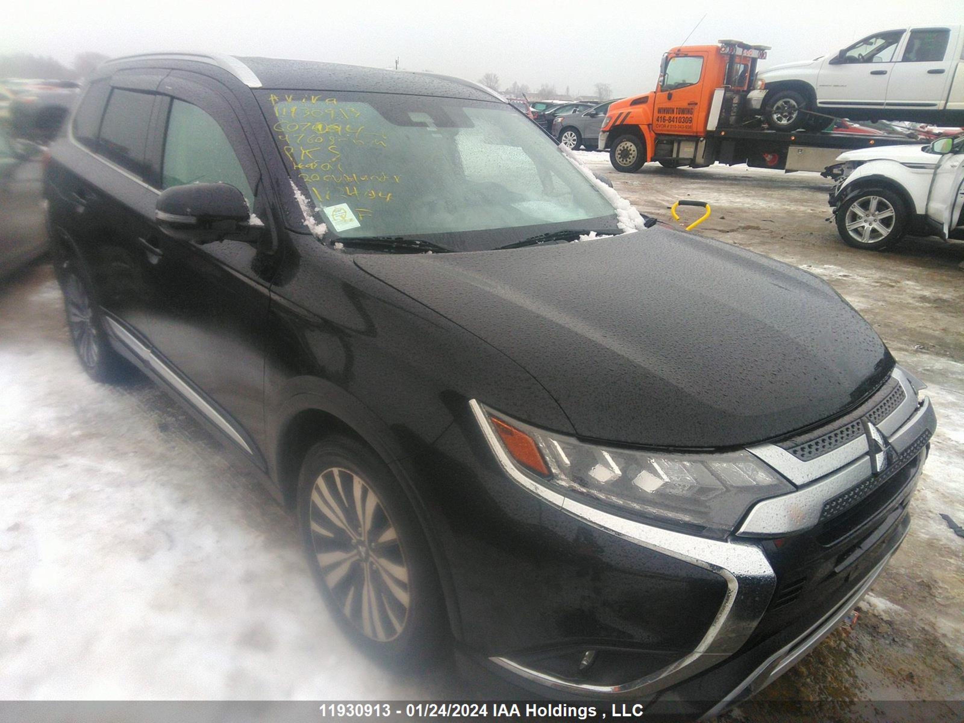 mitsubishi outlander 2020 ja4az2a3xlz607094