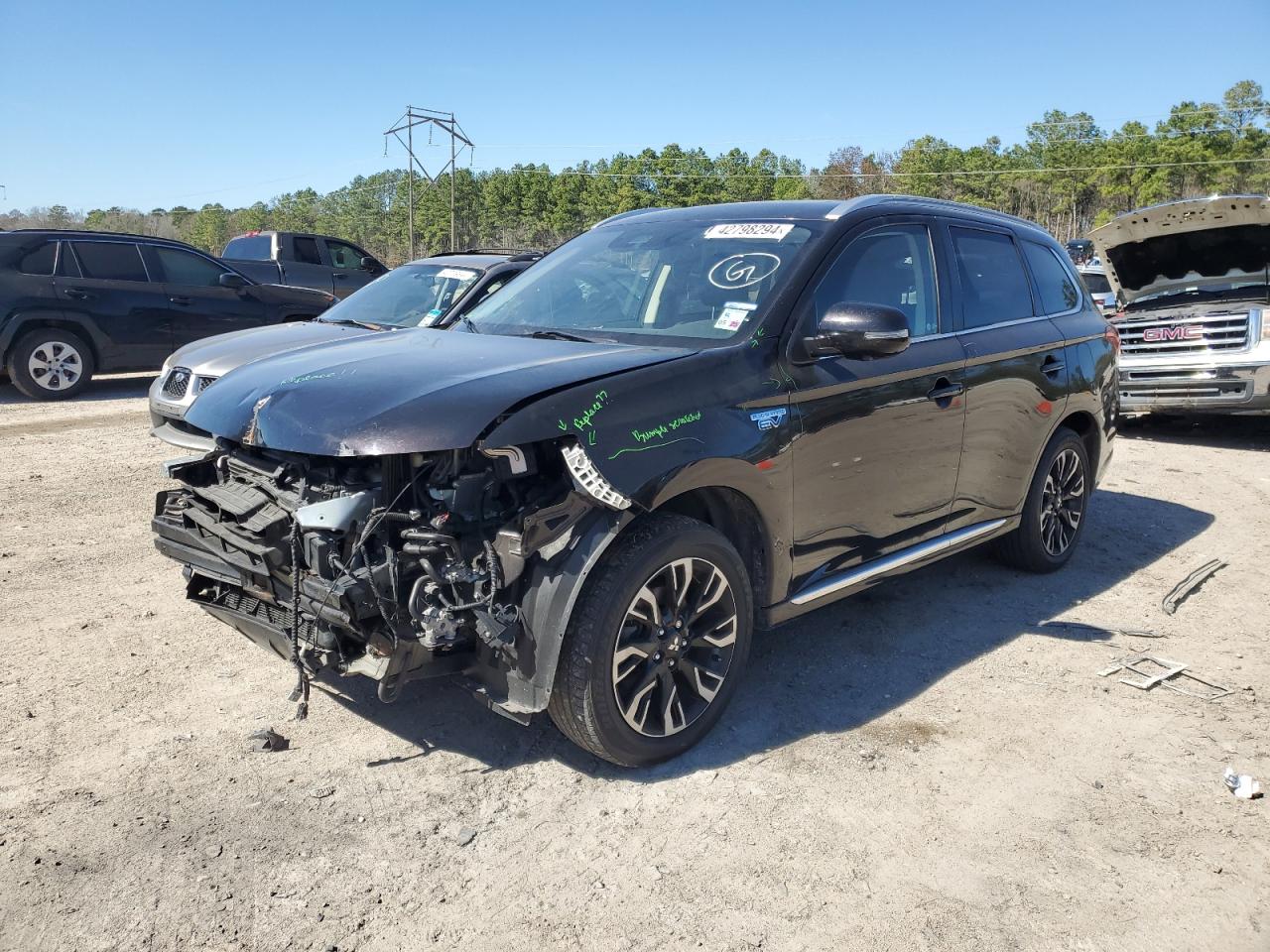 mitsubishi outlander 2018 ja4j24a53jz028382