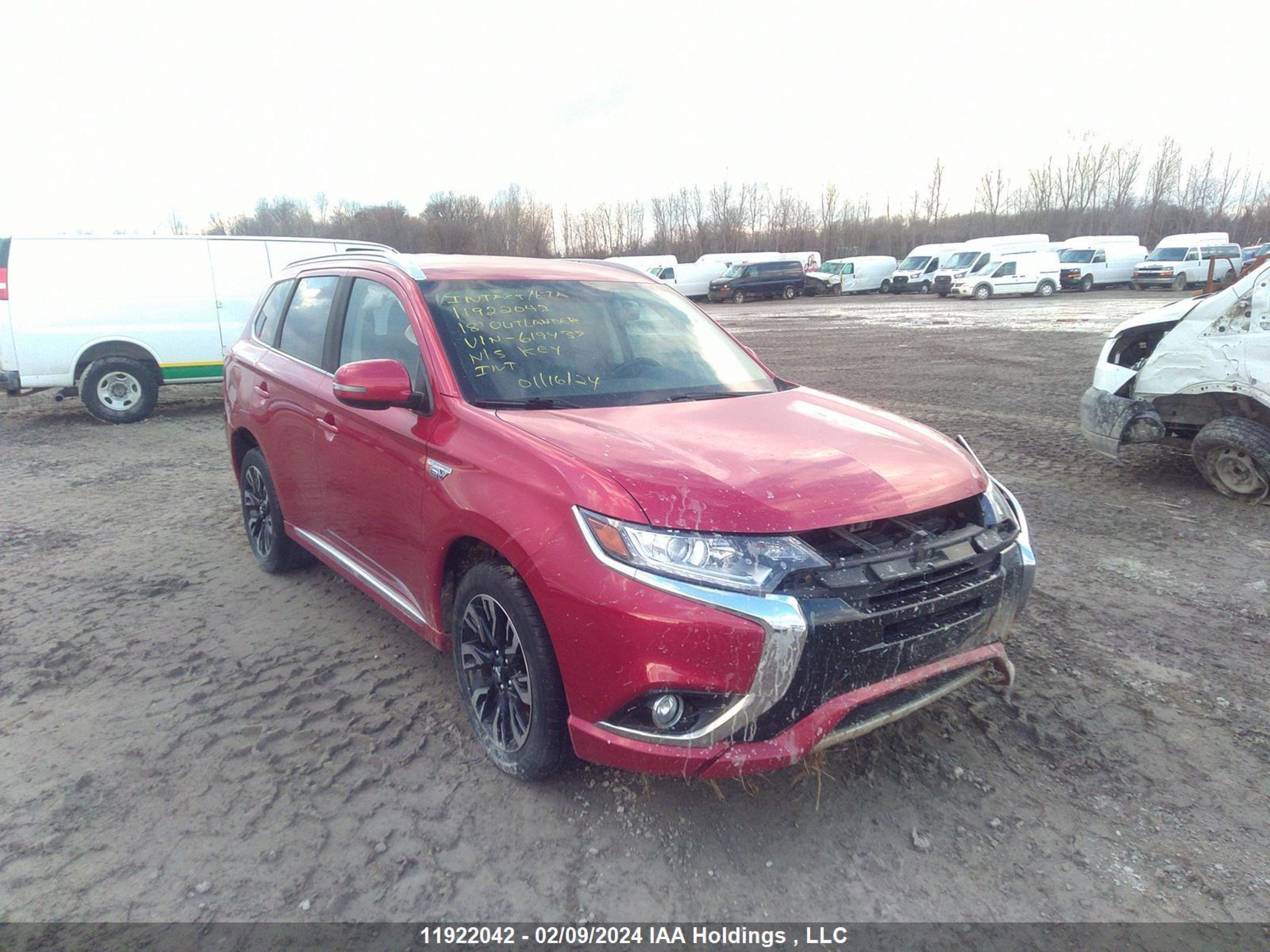 mitsubishi outlander 2018 ja4j24a53jz619439