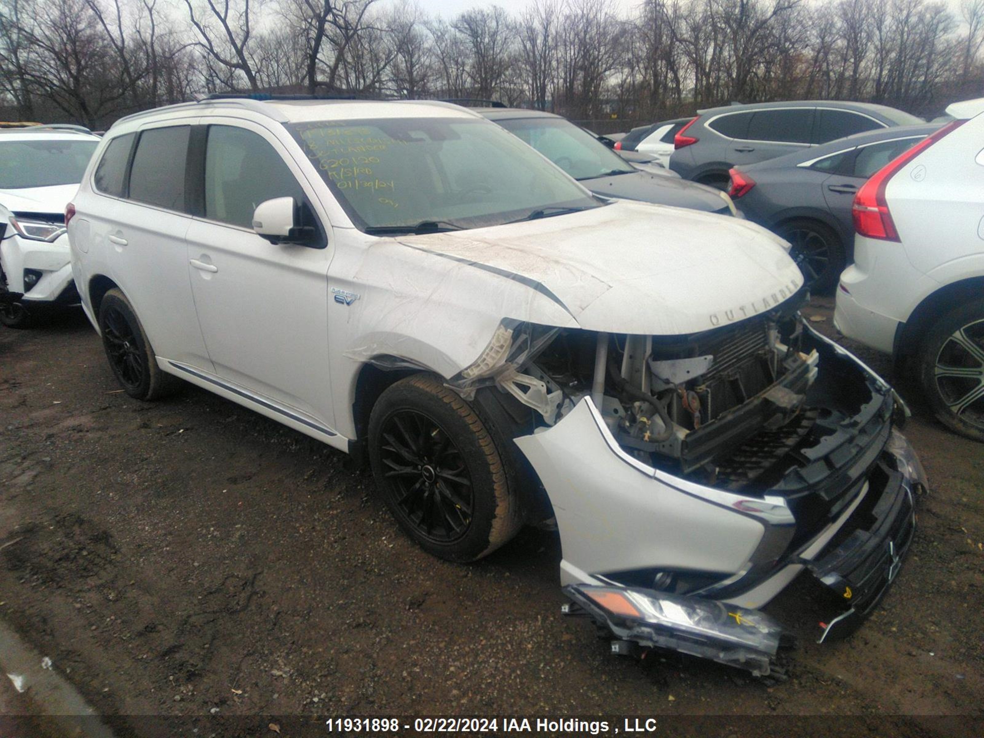 mitsubishi outlander 2018 ja4j24a58jz620120