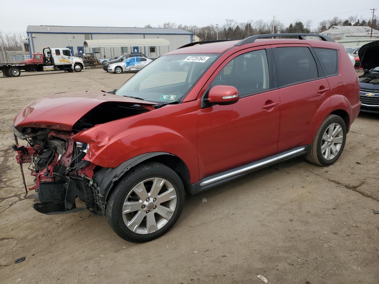 mitsubishi outlander 2013 ja4jt3aw4du014119