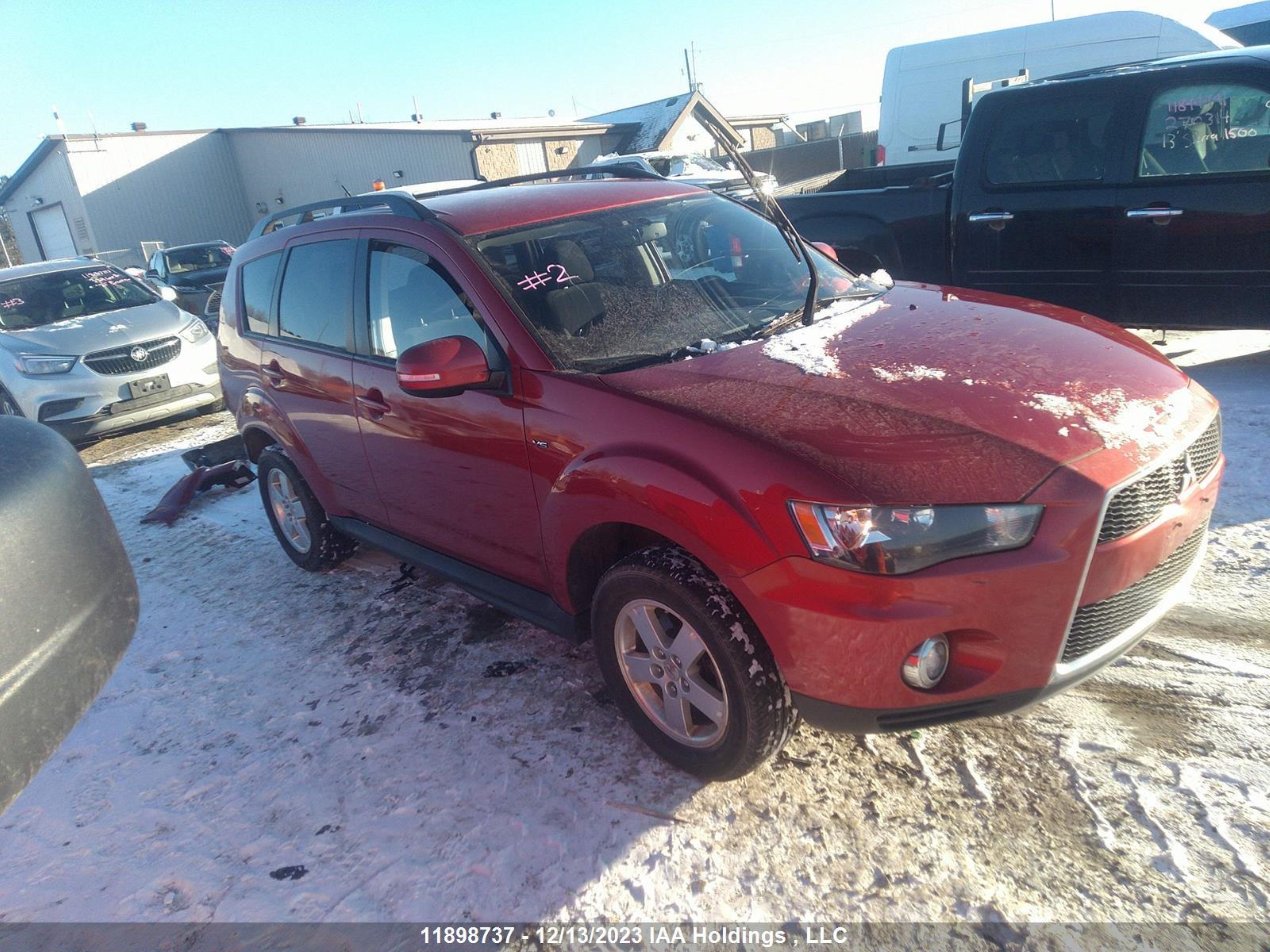 mitsubishi outlander 2013 ja4jt3axxdu605922