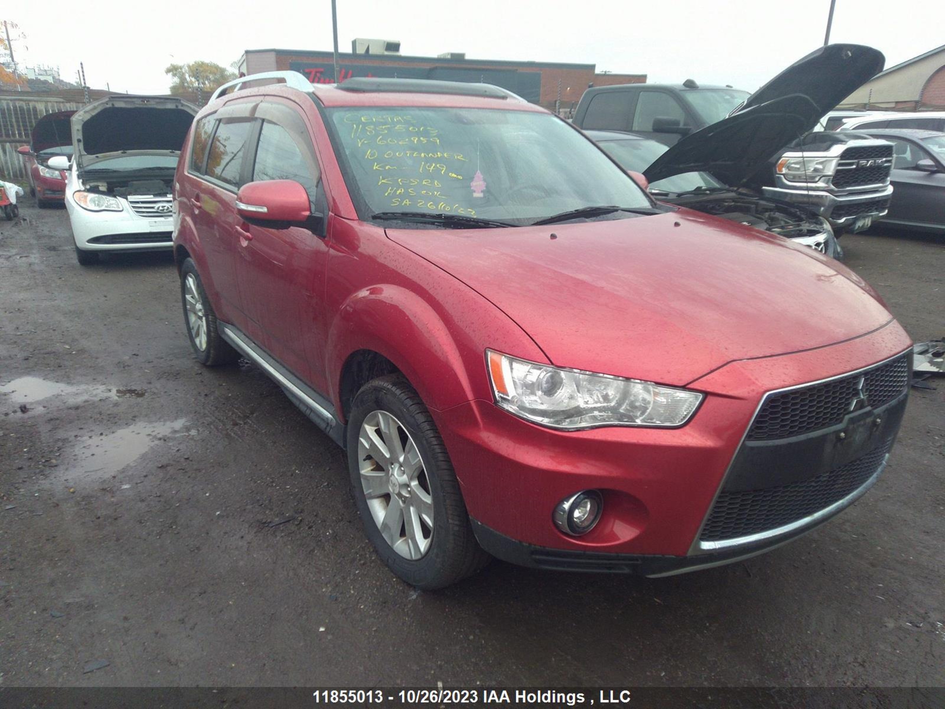 mitsubishi outlander 2010 ja4jt5ax4az602959