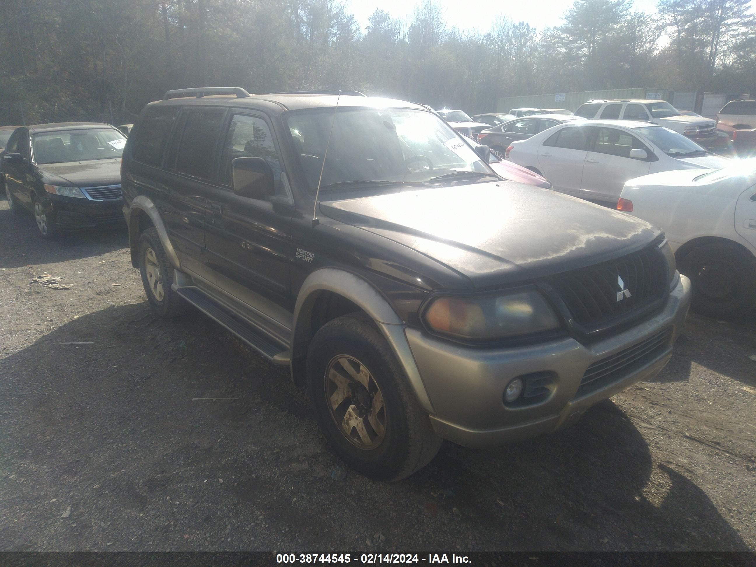 mitsubishi montero sport 2002 ja4ls41r82p001767