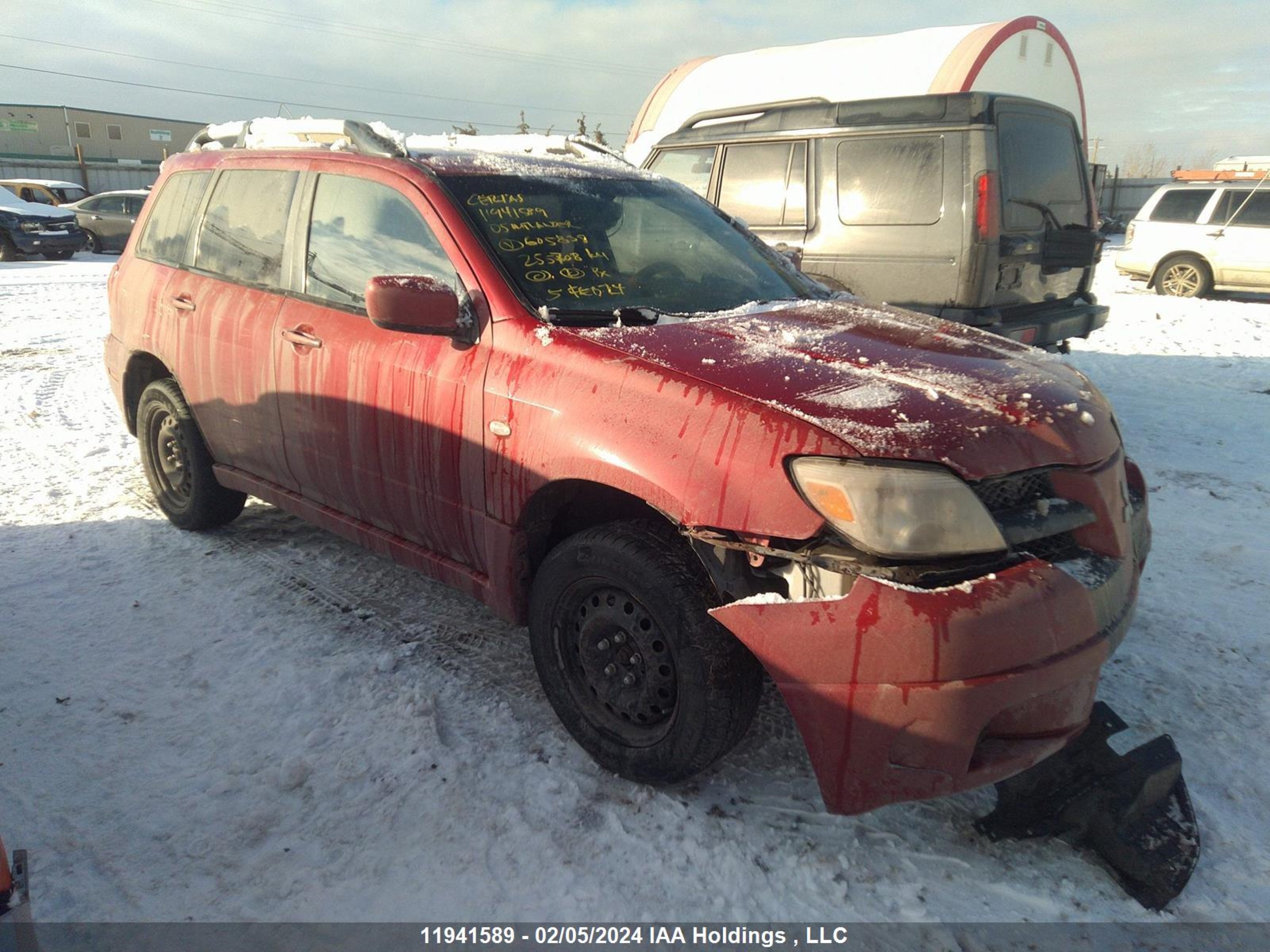 mitsubishi outlander 2005 ja4lx31f25u605838